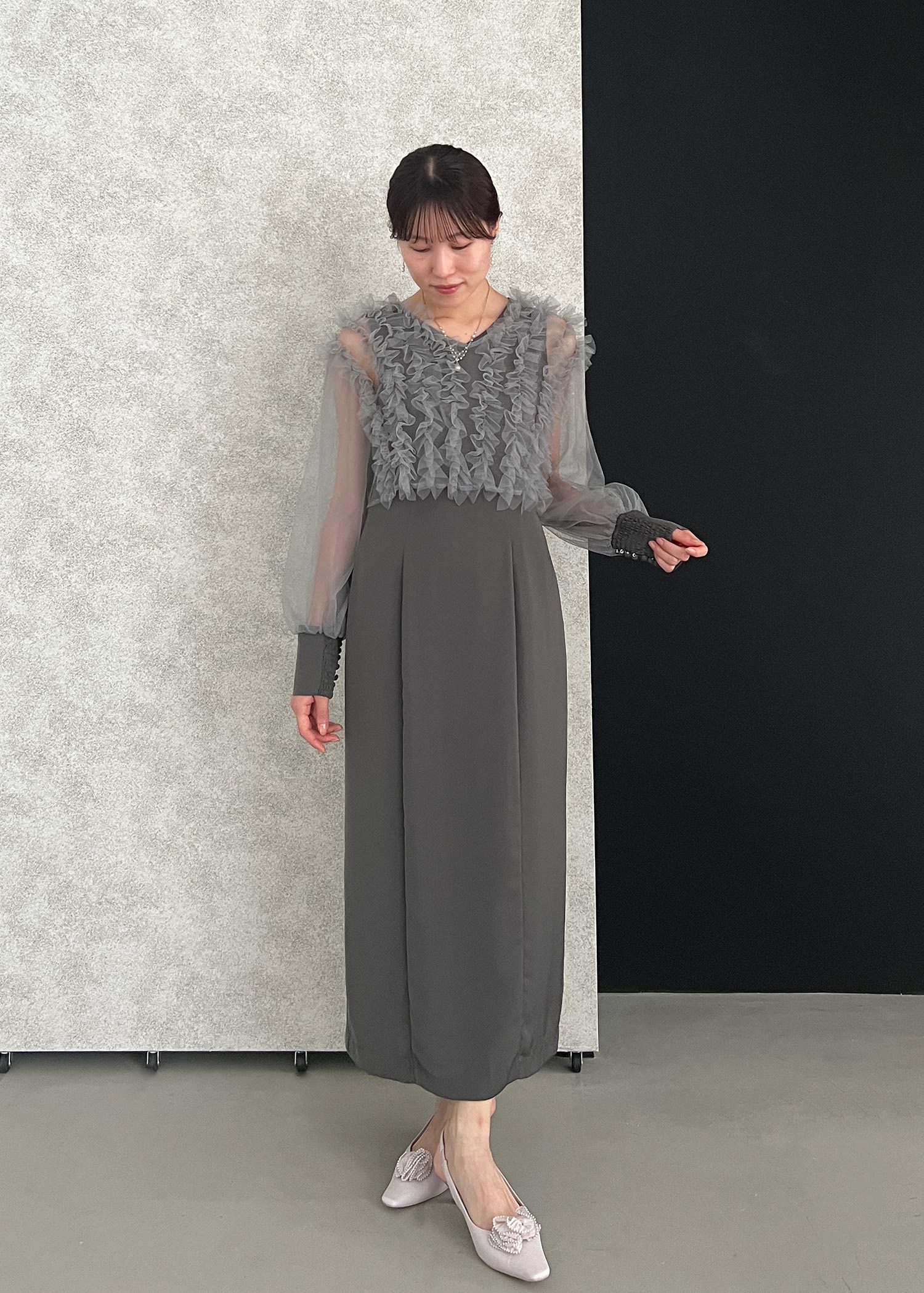 フリルブラウスセットドレス｜DorryDoll