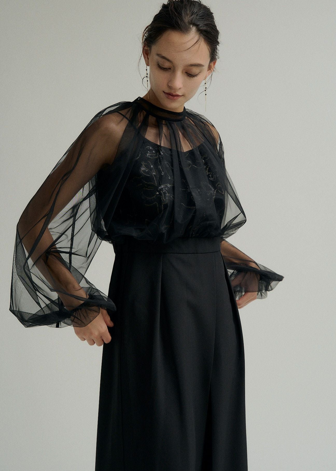 Lace layered rap pants dressのドレス|Dorry Doll / LE'RURE