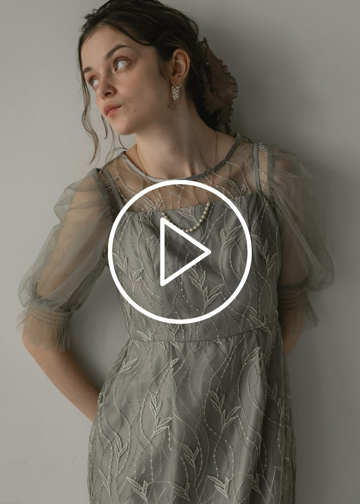 リーフレースセットドレス|DorryDoll