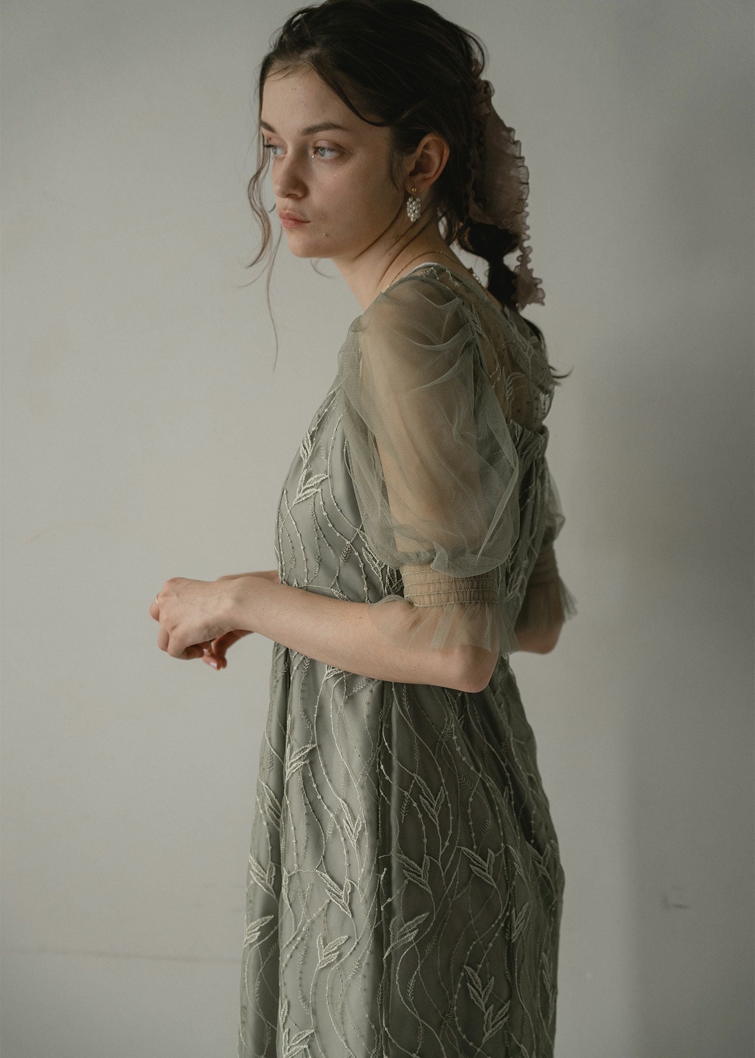 リーフレースセットドレス|DorryDoll