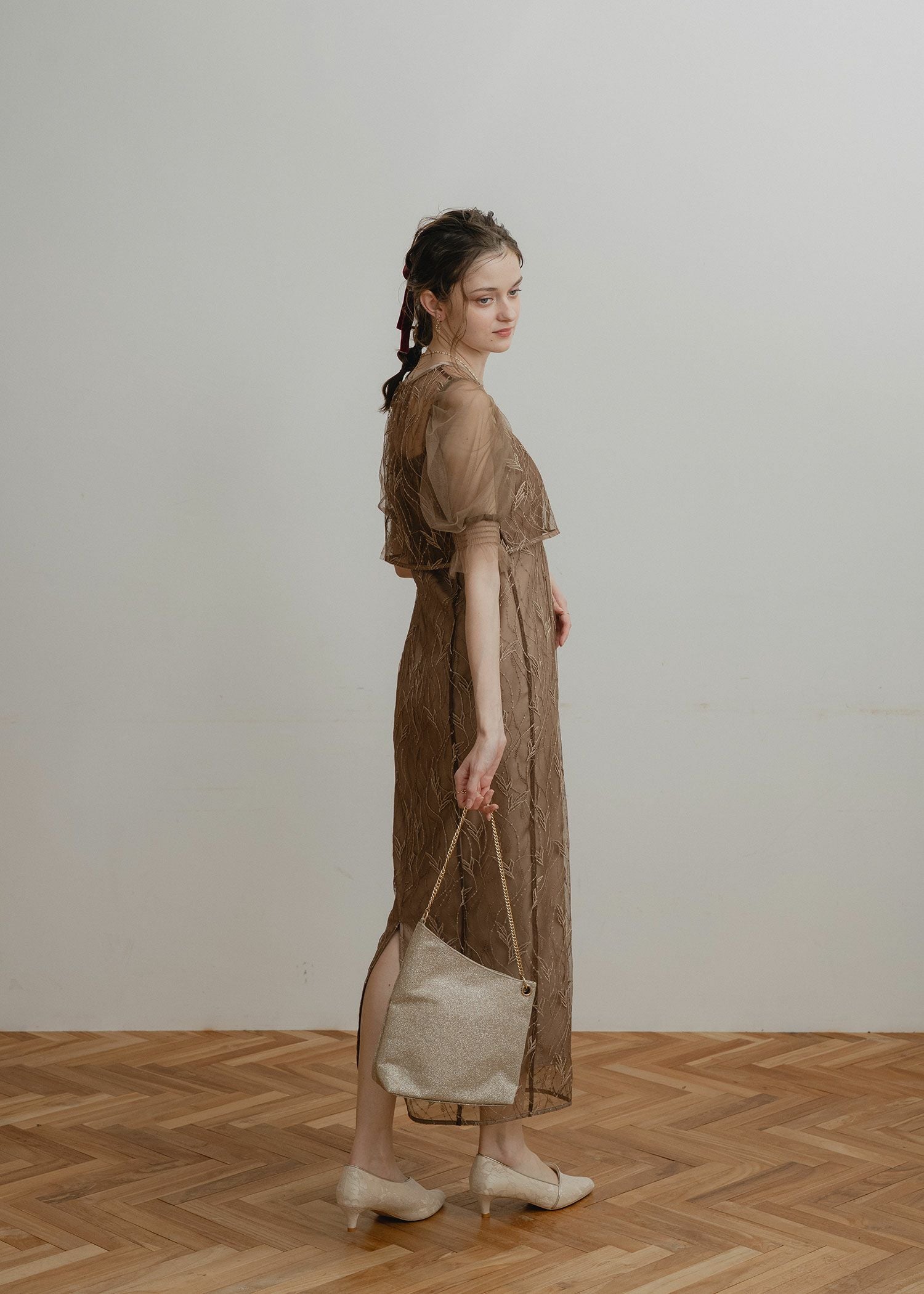 リーフレースセットドレス|DorryDoll