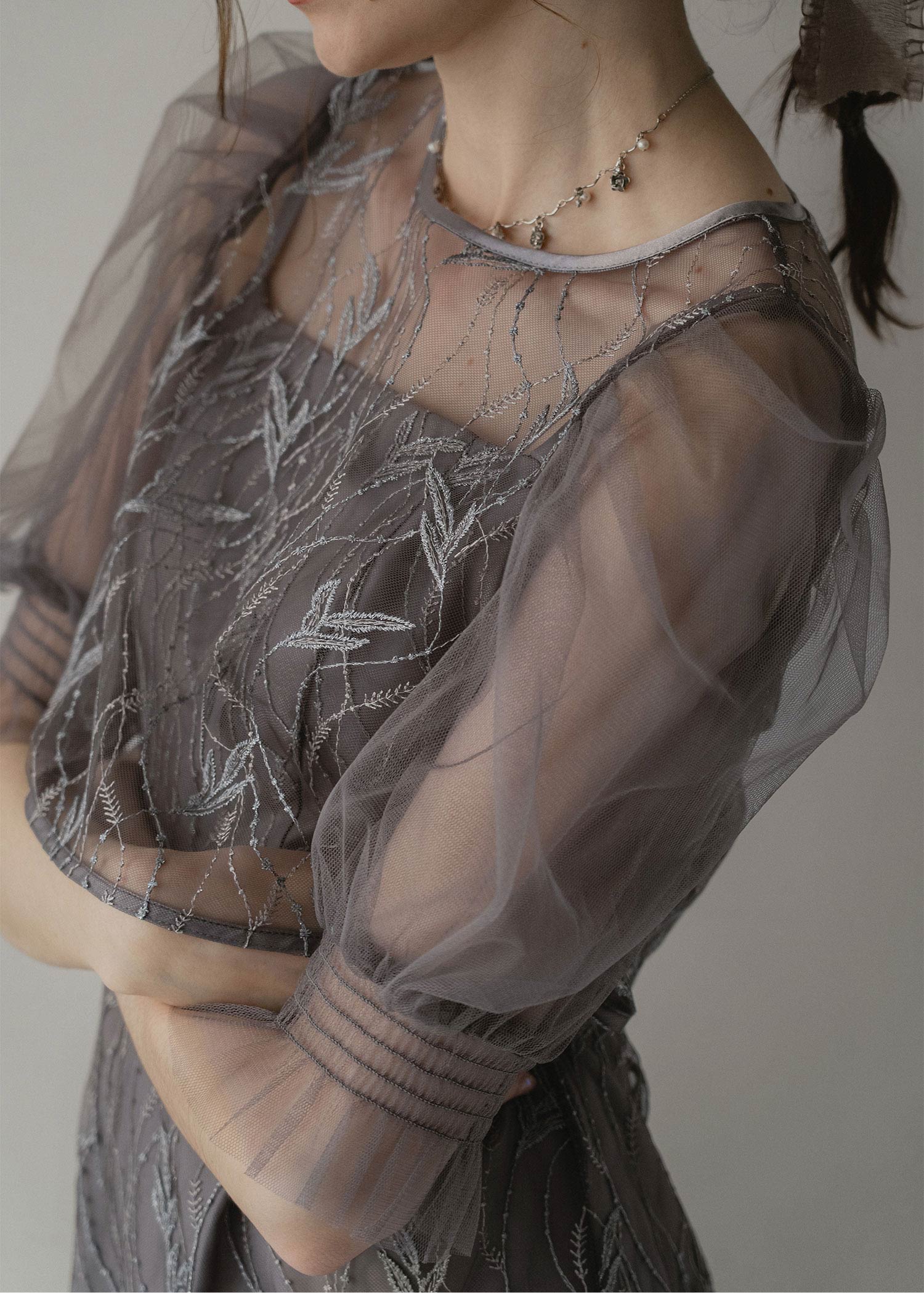 リーフレースセットドレス|DorryDoll