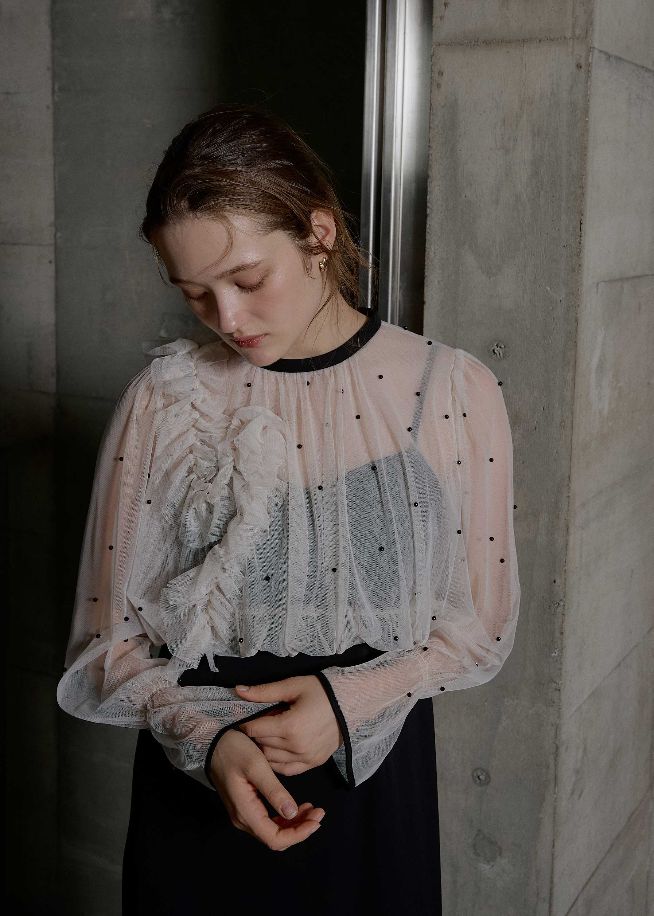 Pearl blouse set dress のドレス|Dorry Doll / LE'RURE
