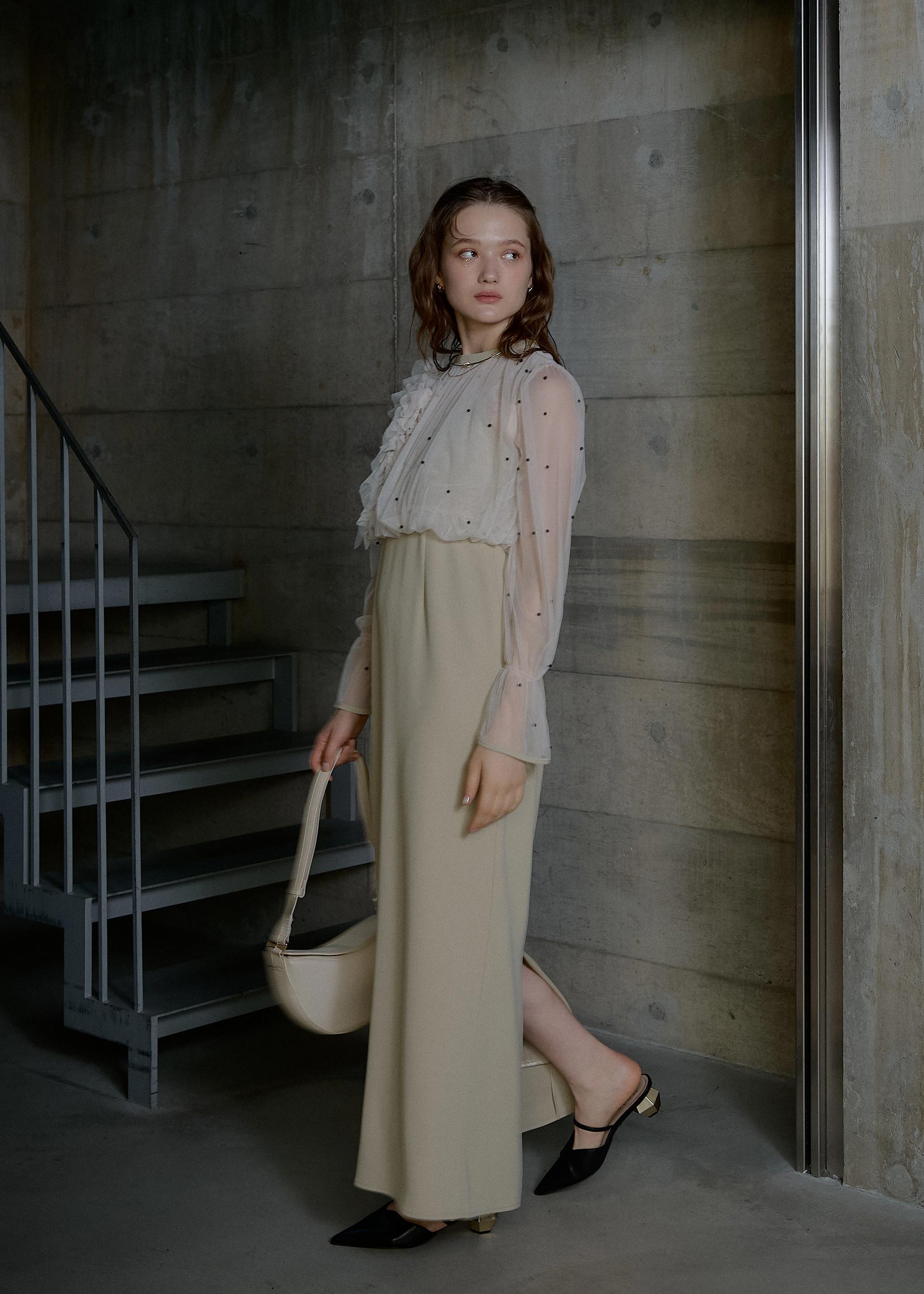 Pearl blouse set dress のドレス|Dorry Doll / LE'RURE