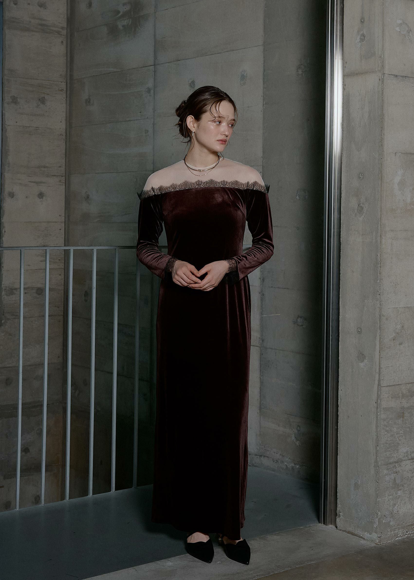 Ladylike velour dressのドレス|Dorry Doll / LE'RURE