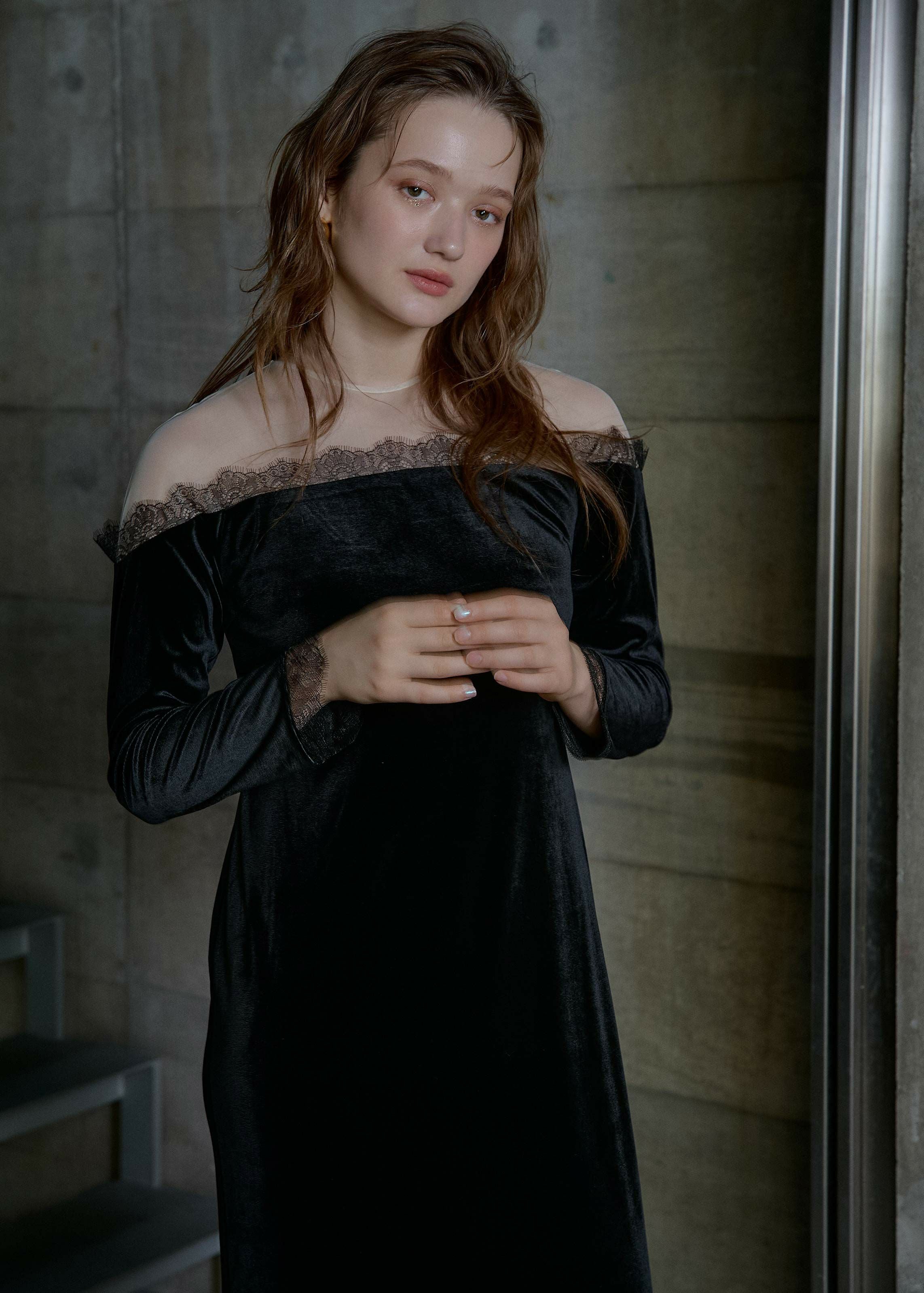 Ladylike velour dressのドレス|Dorry Doll / LE'RURE