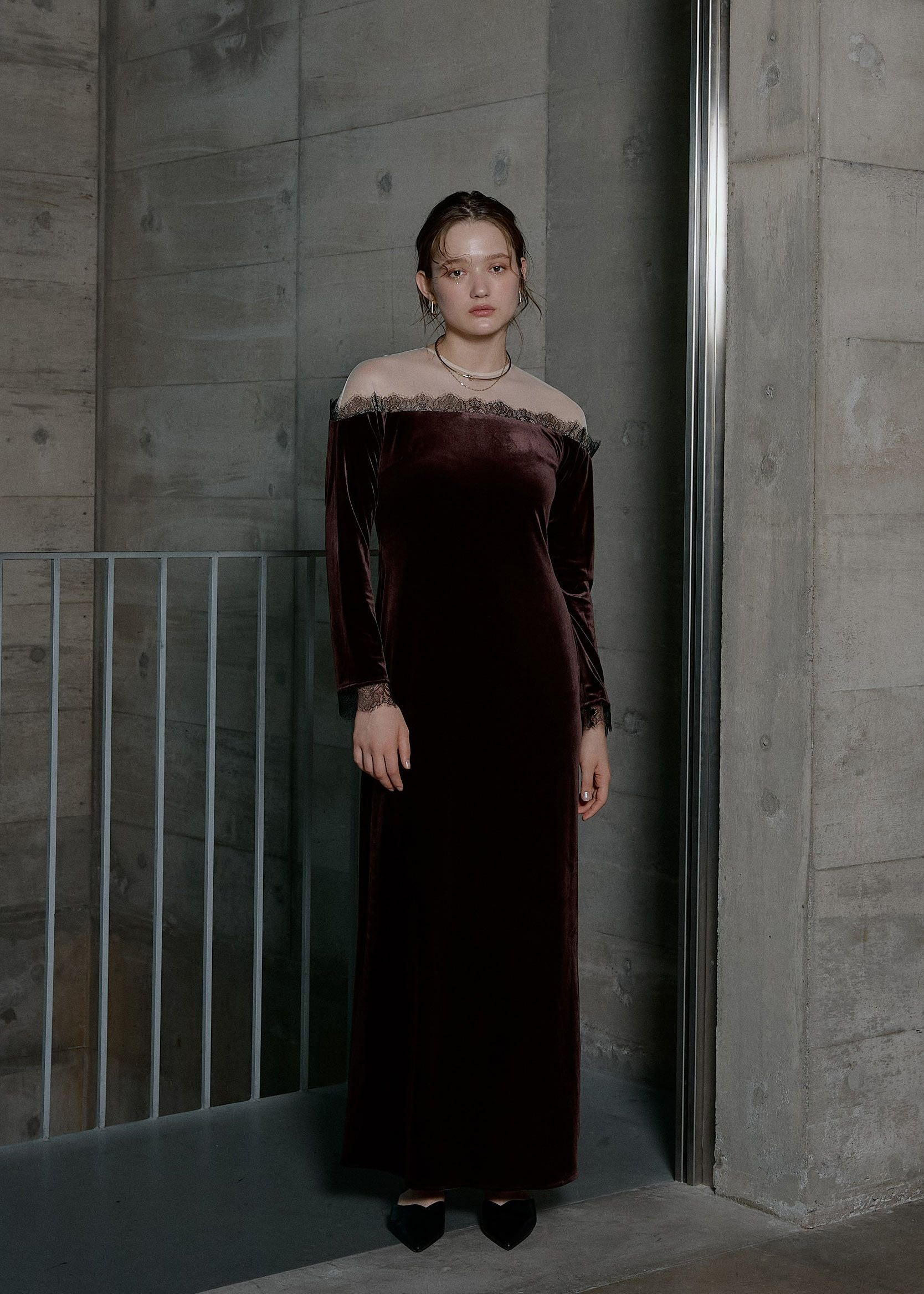 Ladylike velour dressのドレス|Dorry Doll / LE'RURE
