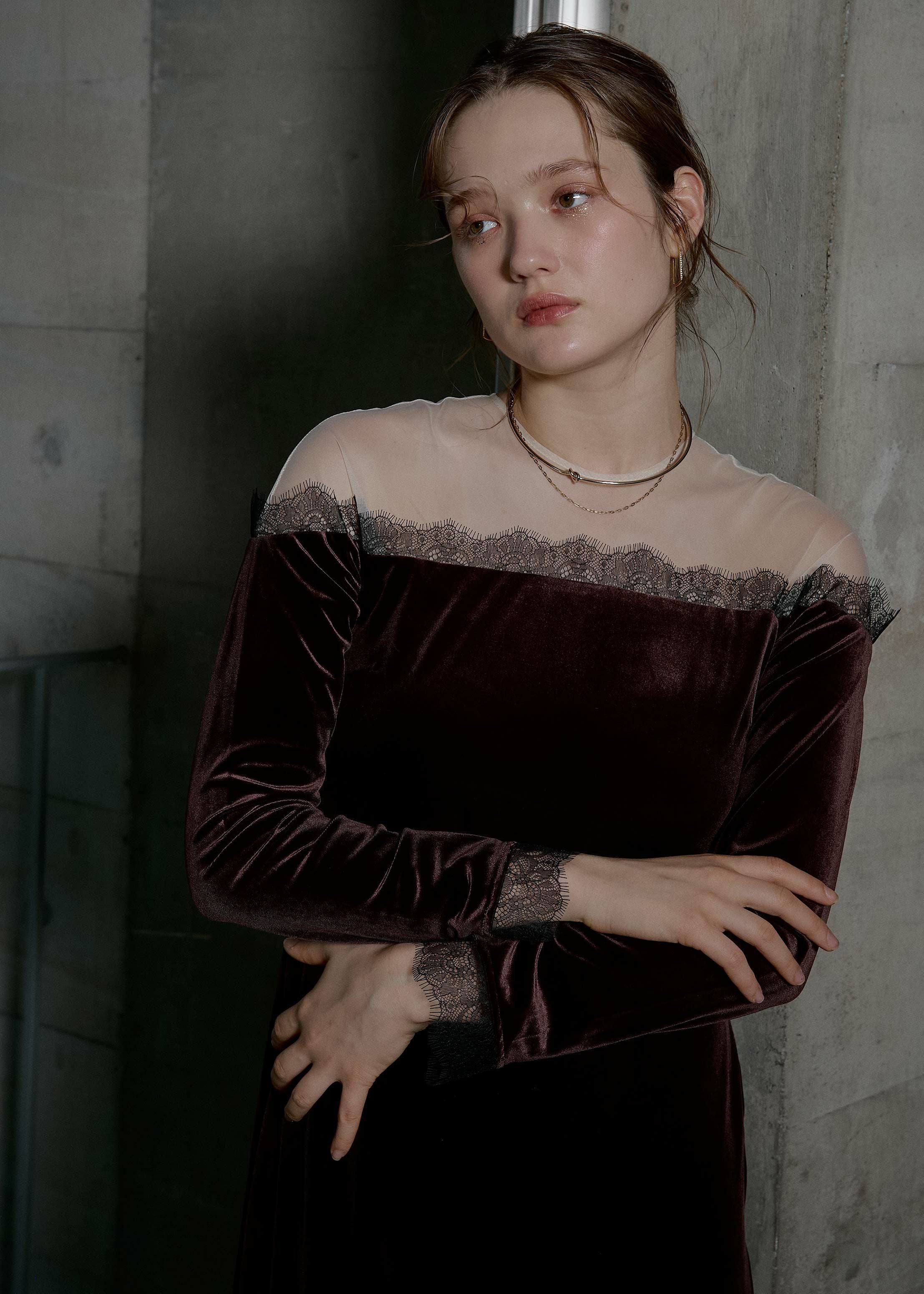 Ladylike velour dressのドレス|Dorry Doll / LE'RURE