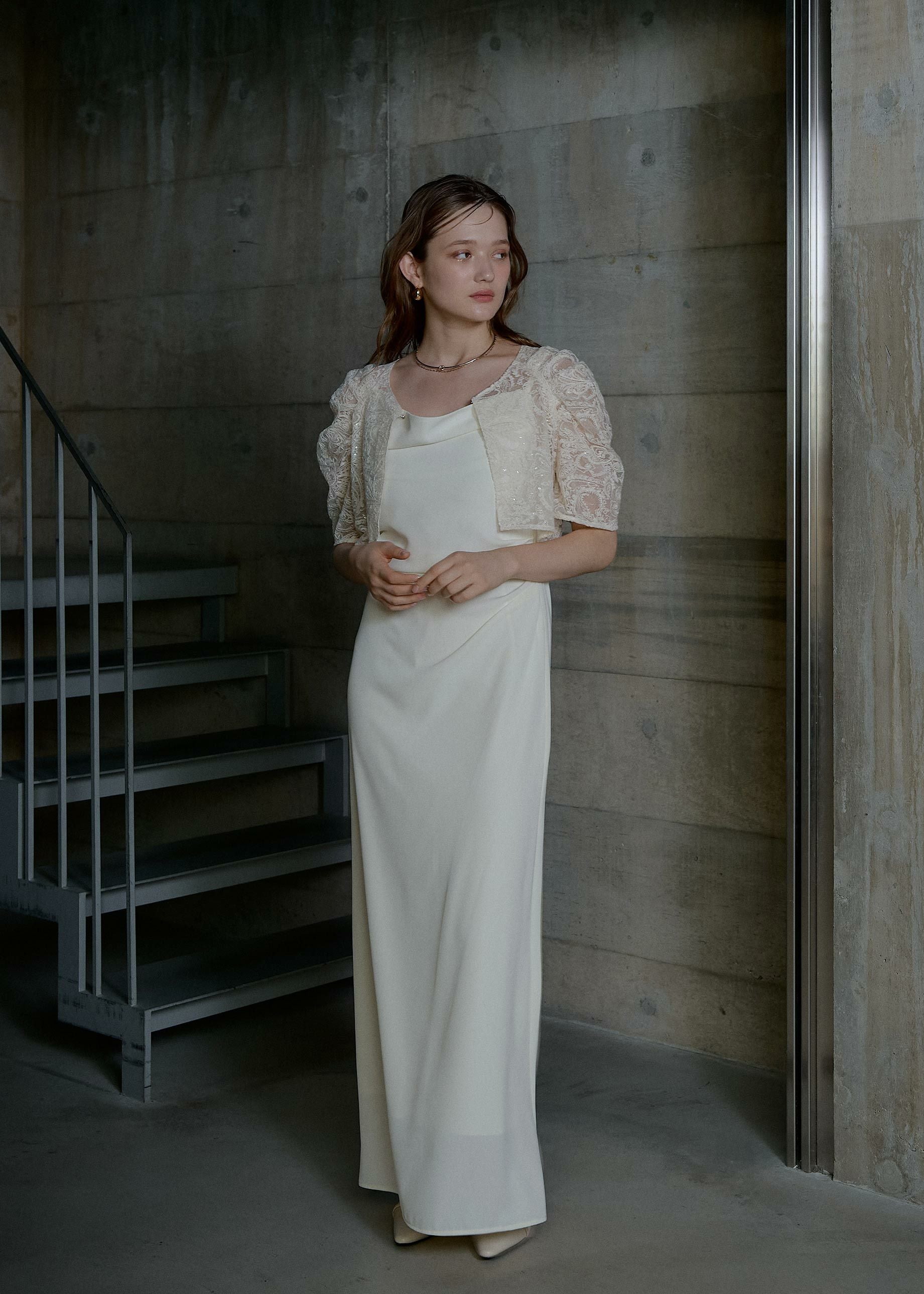 Lace bolero set drepe dressのドレス|Dorry Doll / LE'RURE