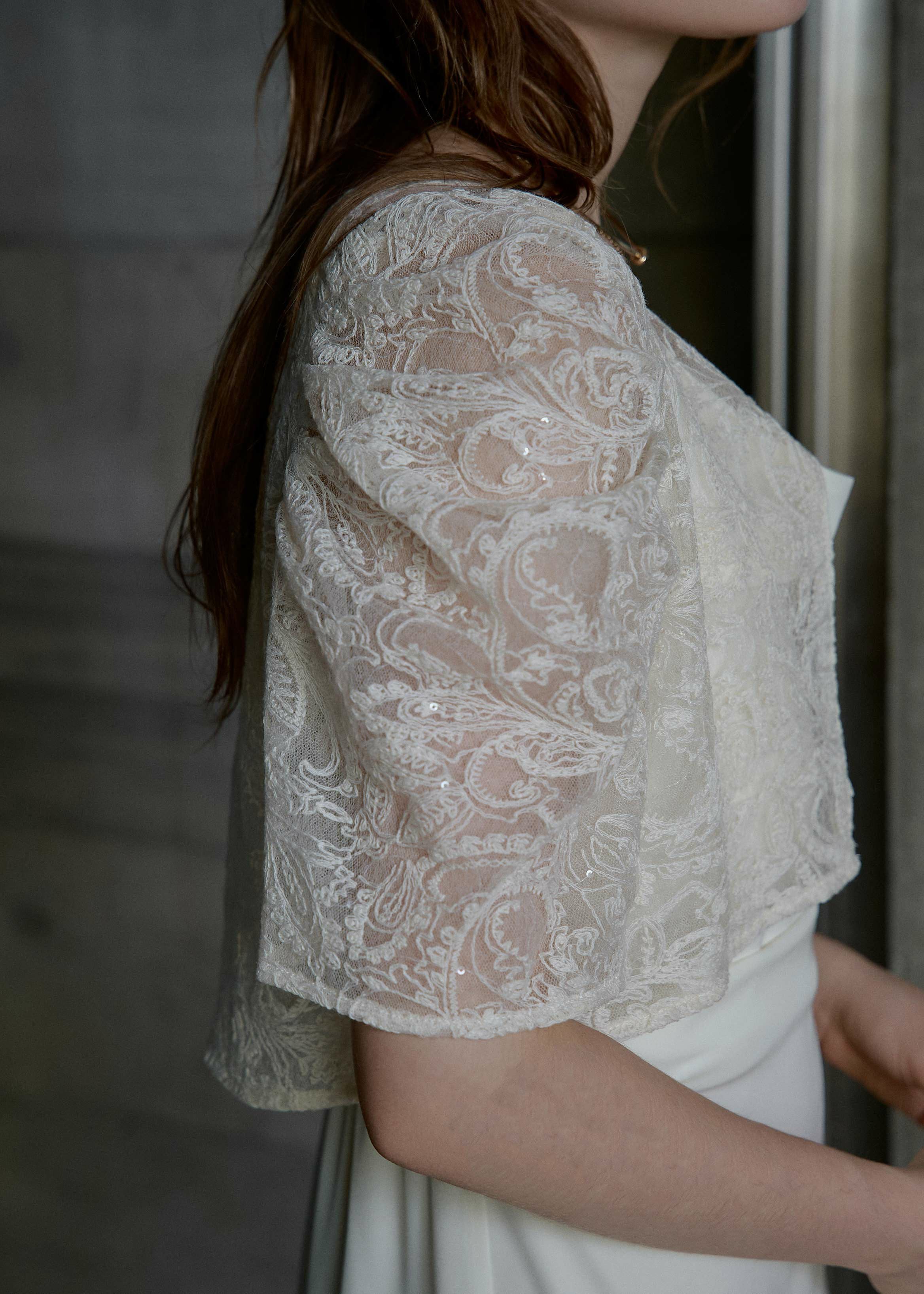 Lace bolero set drepe dressのドレス|Dorry Doll / LE'RURE