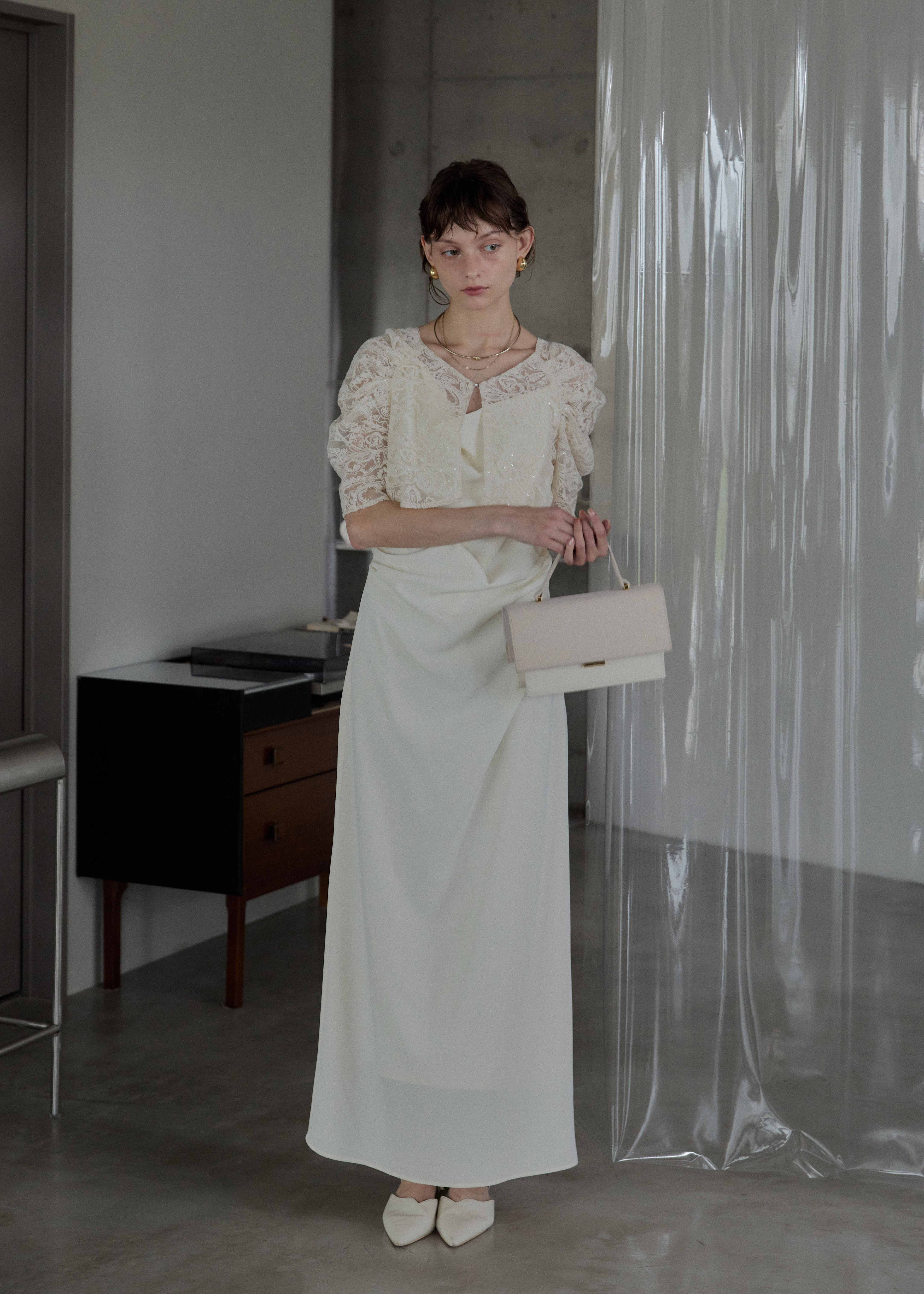 Lace bolero set drepe dressのドレス|Dorry Doll / LE'RURE