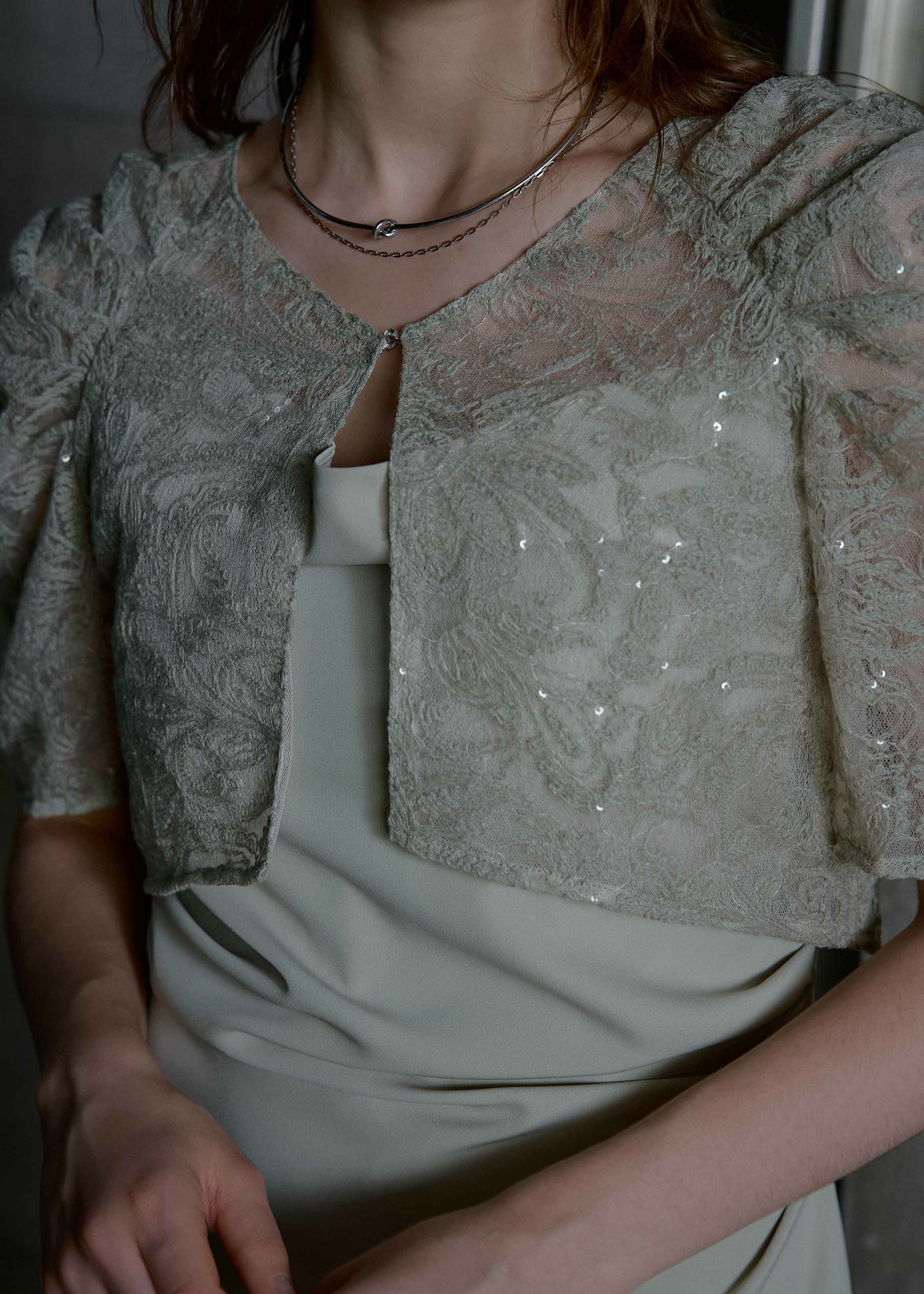 Lace bolero set drepe dressのドレス|Dorry Doll / LE'RURE