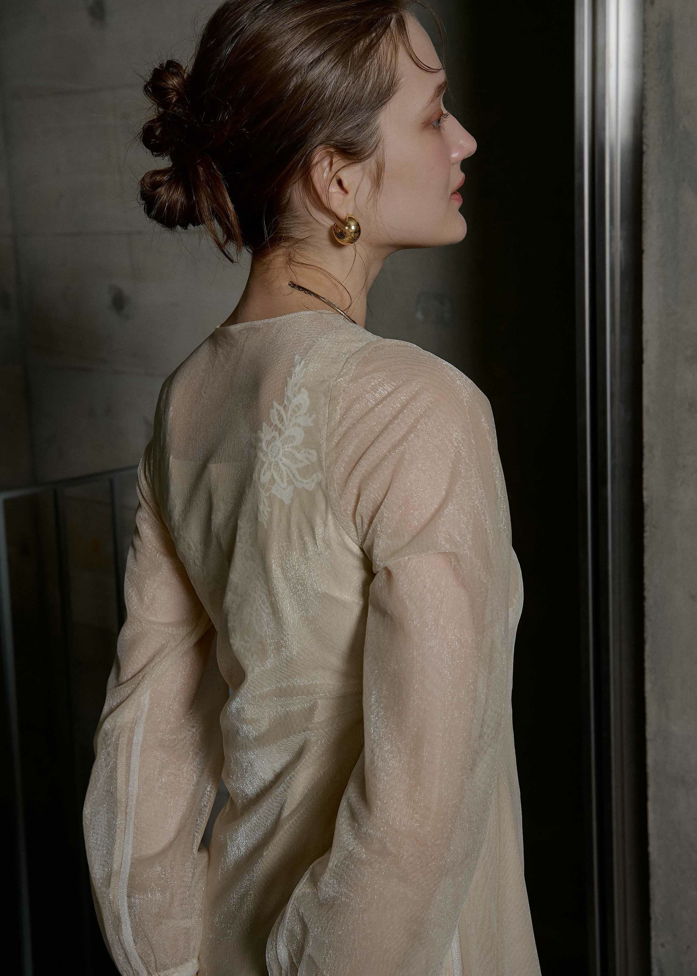 Lace motif frill line dressのドレス|Dorry Doll / LE'RURE