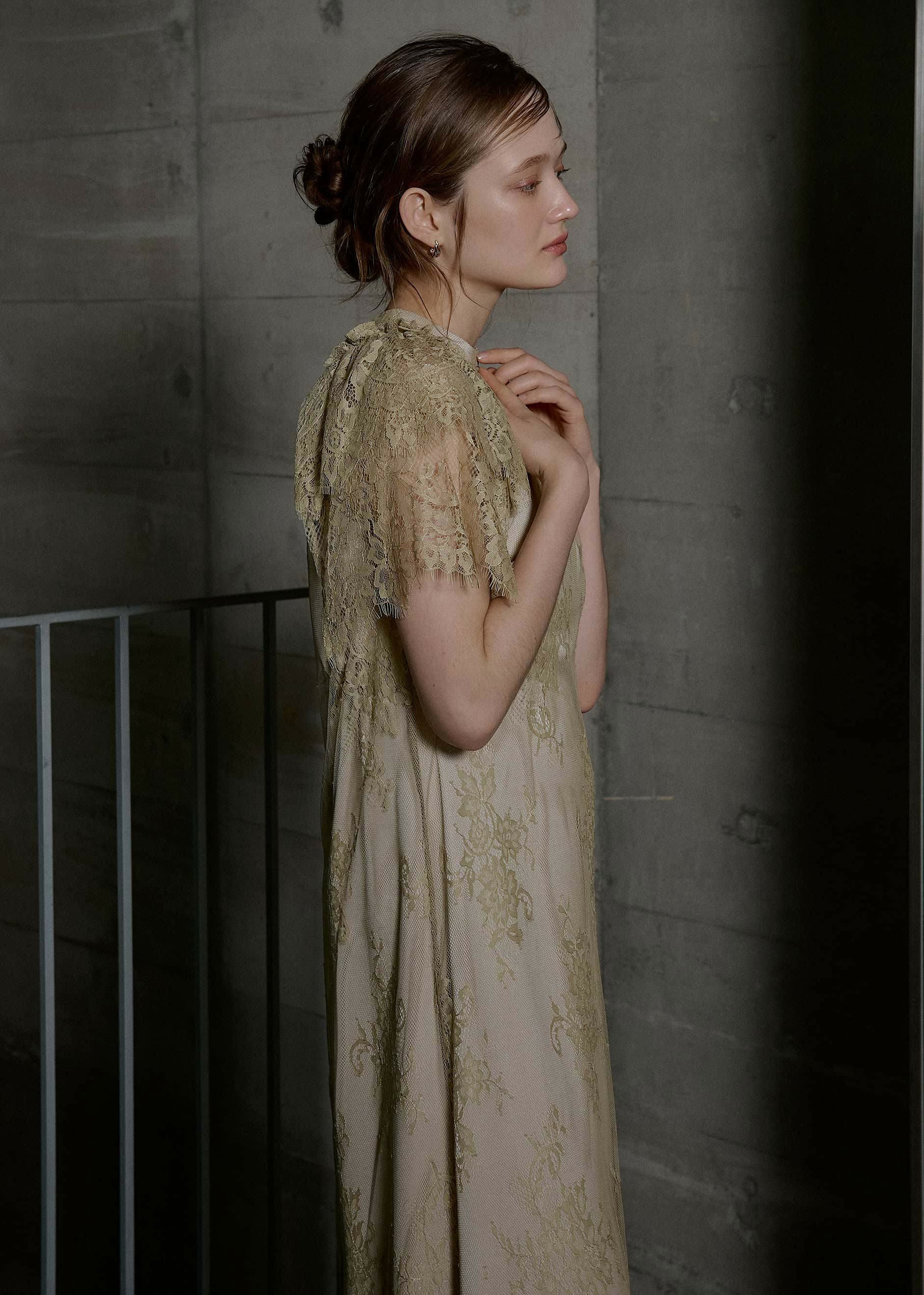 Lace layered scallop dressのドレス|Dorry Doll / LE'RURE