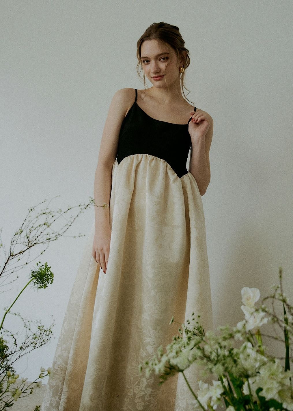 SERENA Jacquard flare dressのドレス|Dorry Doll / LE'RURE
