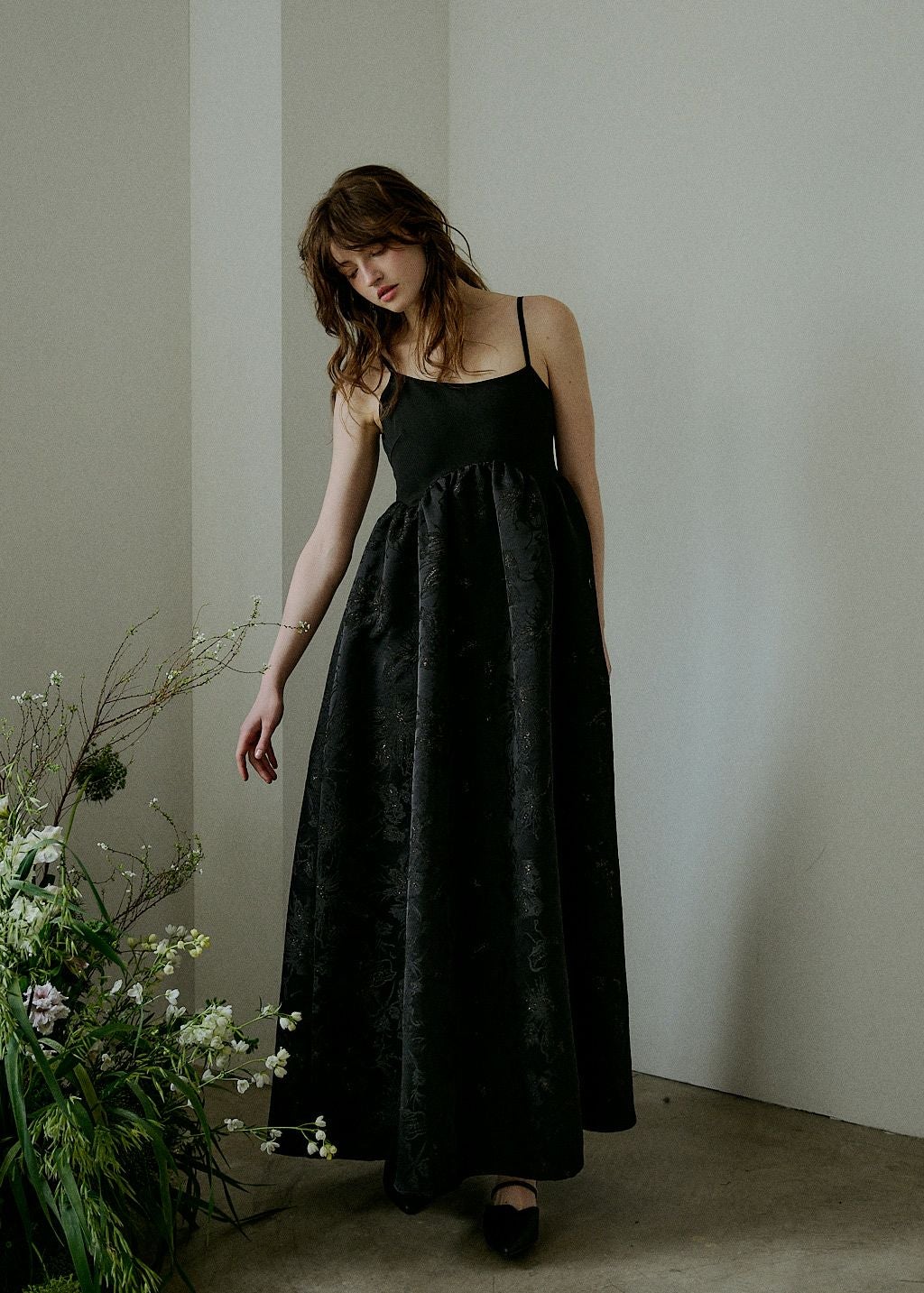 SERENA Jacquard flare dressのドレス|Dorry Doll / LE'RURE
