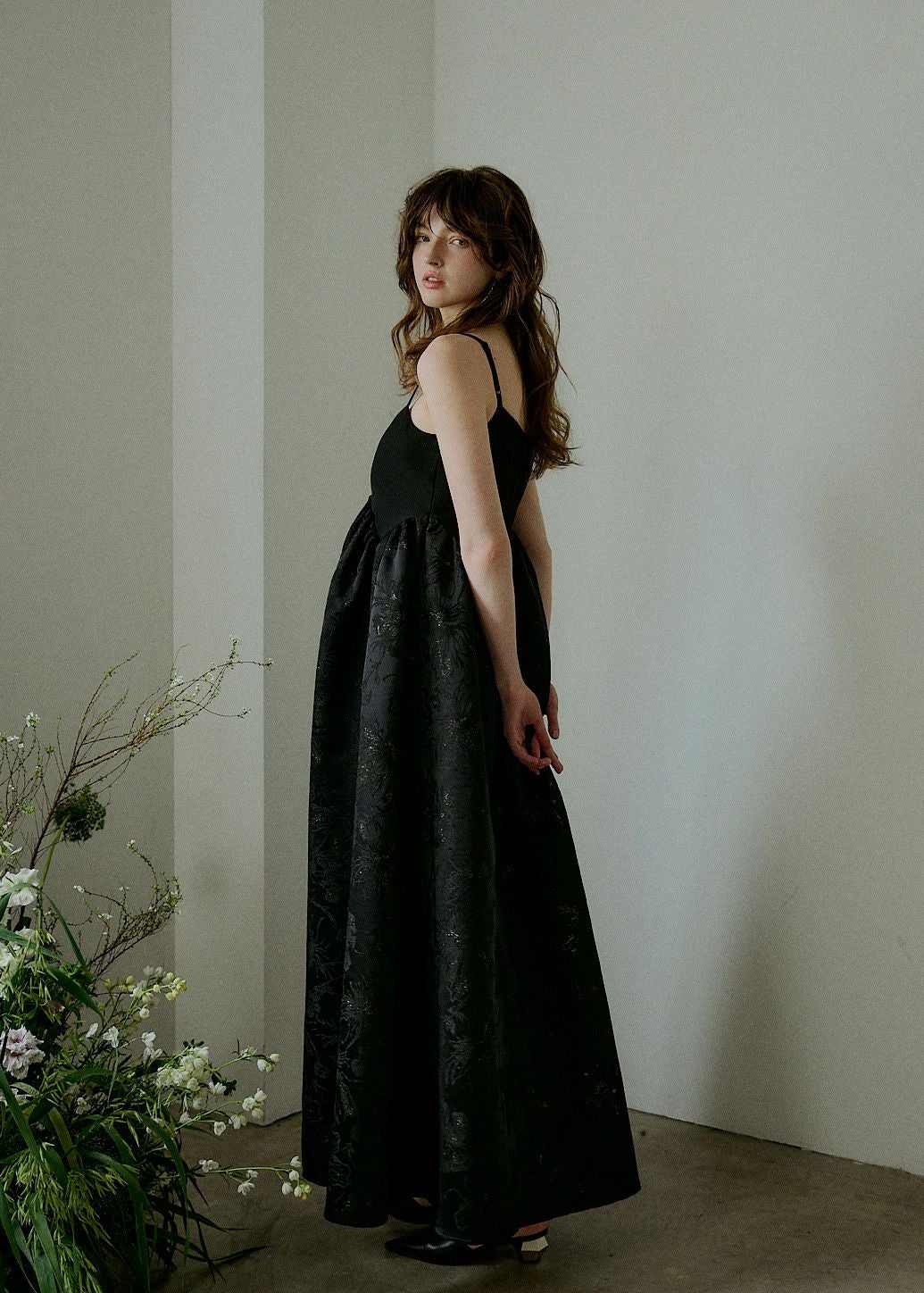 SERENA Jacquard flare dressのドレス|Dorry Doll / LE'RURE