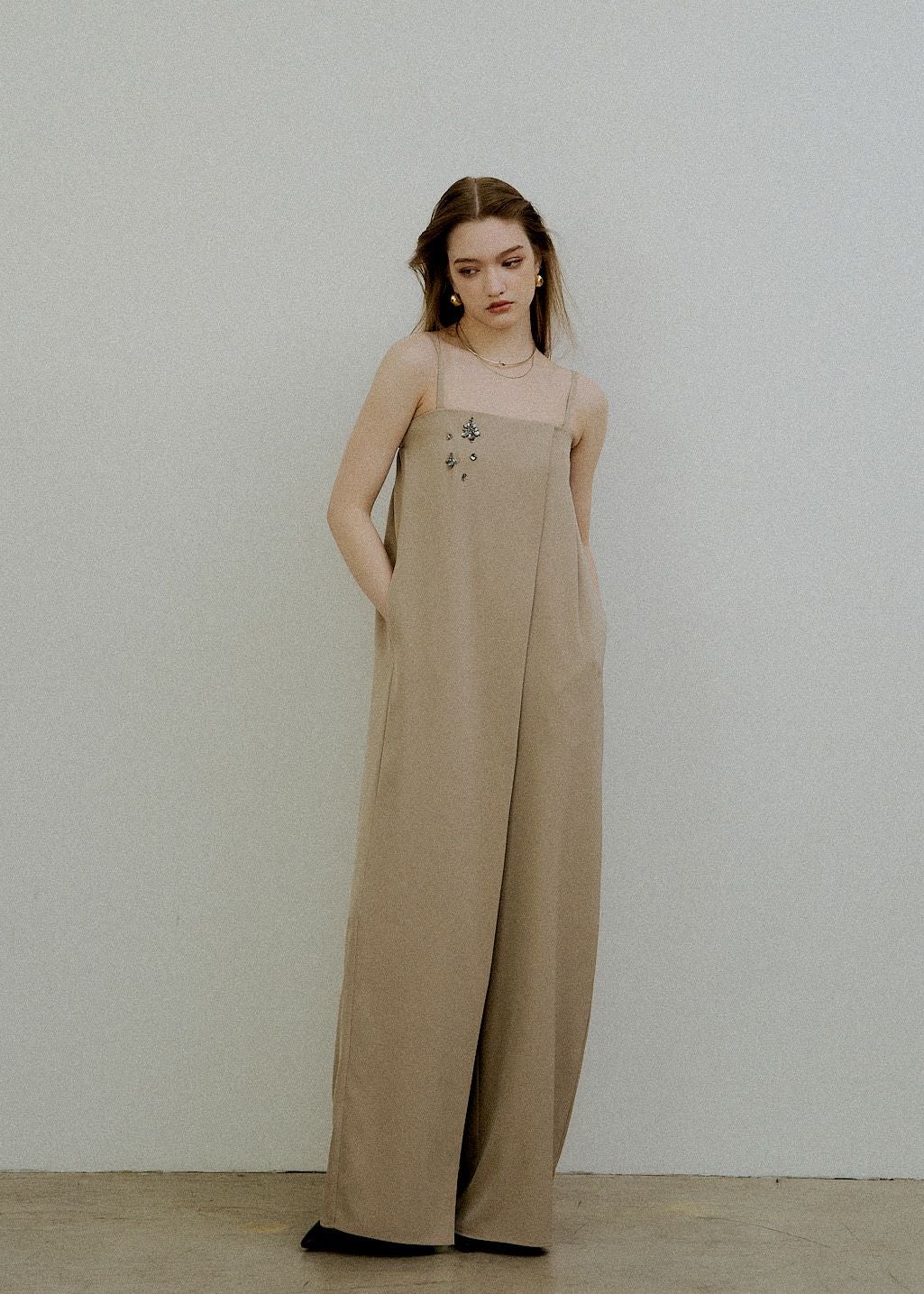 LE'RURE Pointbijou barerap pants TALLサイズ Point bijou bare rap pantsのドレス|Dorry Doll / LE'RURE