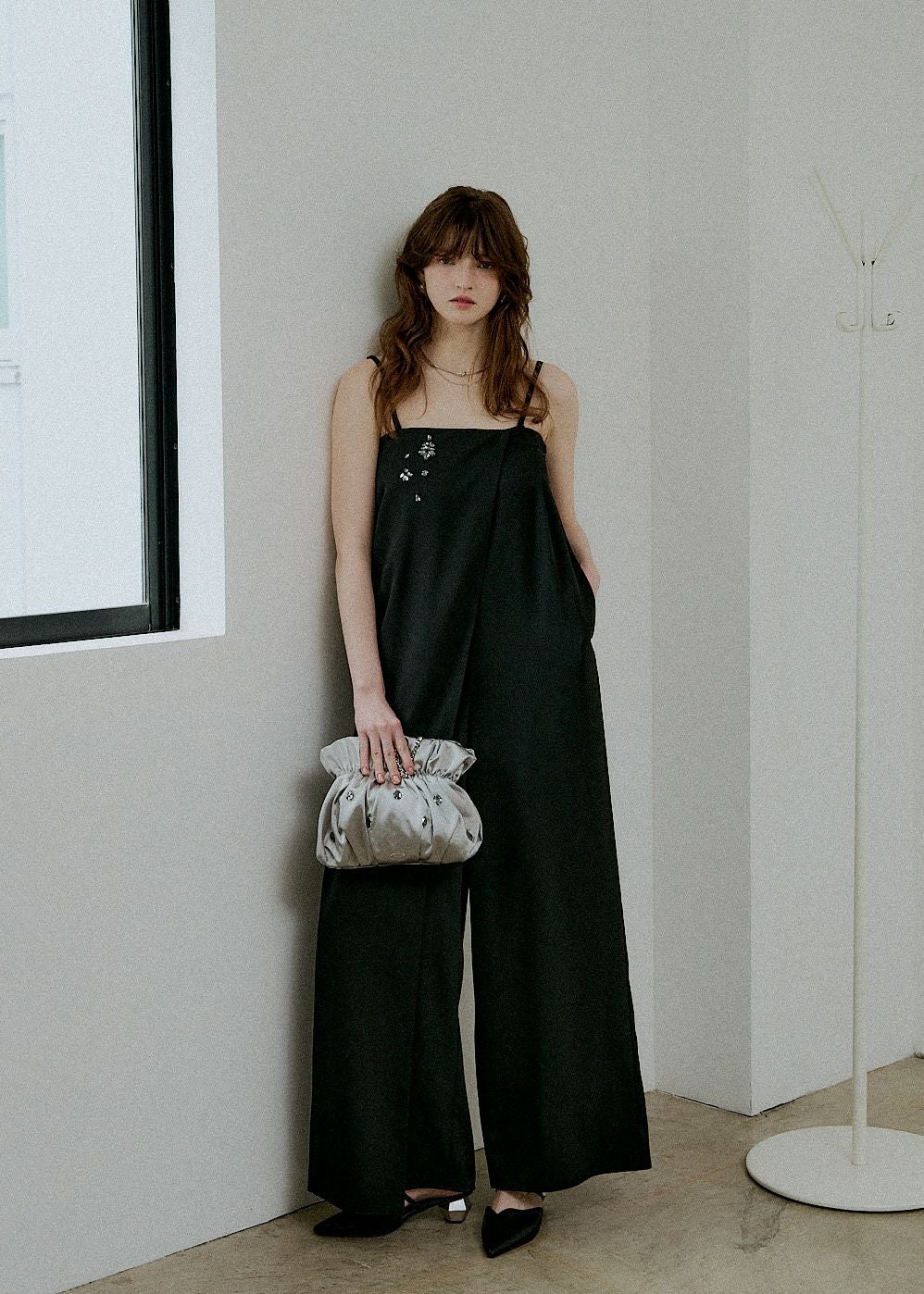LE'RURE Pointbijou barerap pants TALLサイズ Point bijou bare rap pantsのドレス|Dorry Doll / LE'RURE