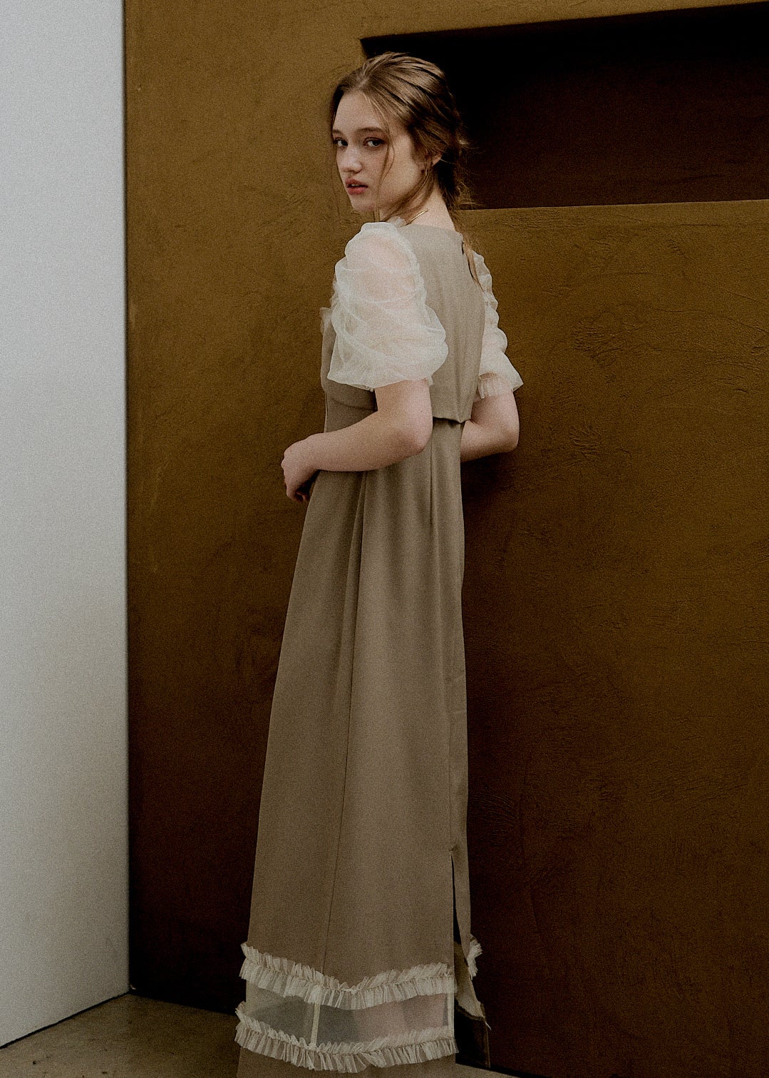 Flower tulle frill line dressのドレス|Dorry Doll / LE'RURE