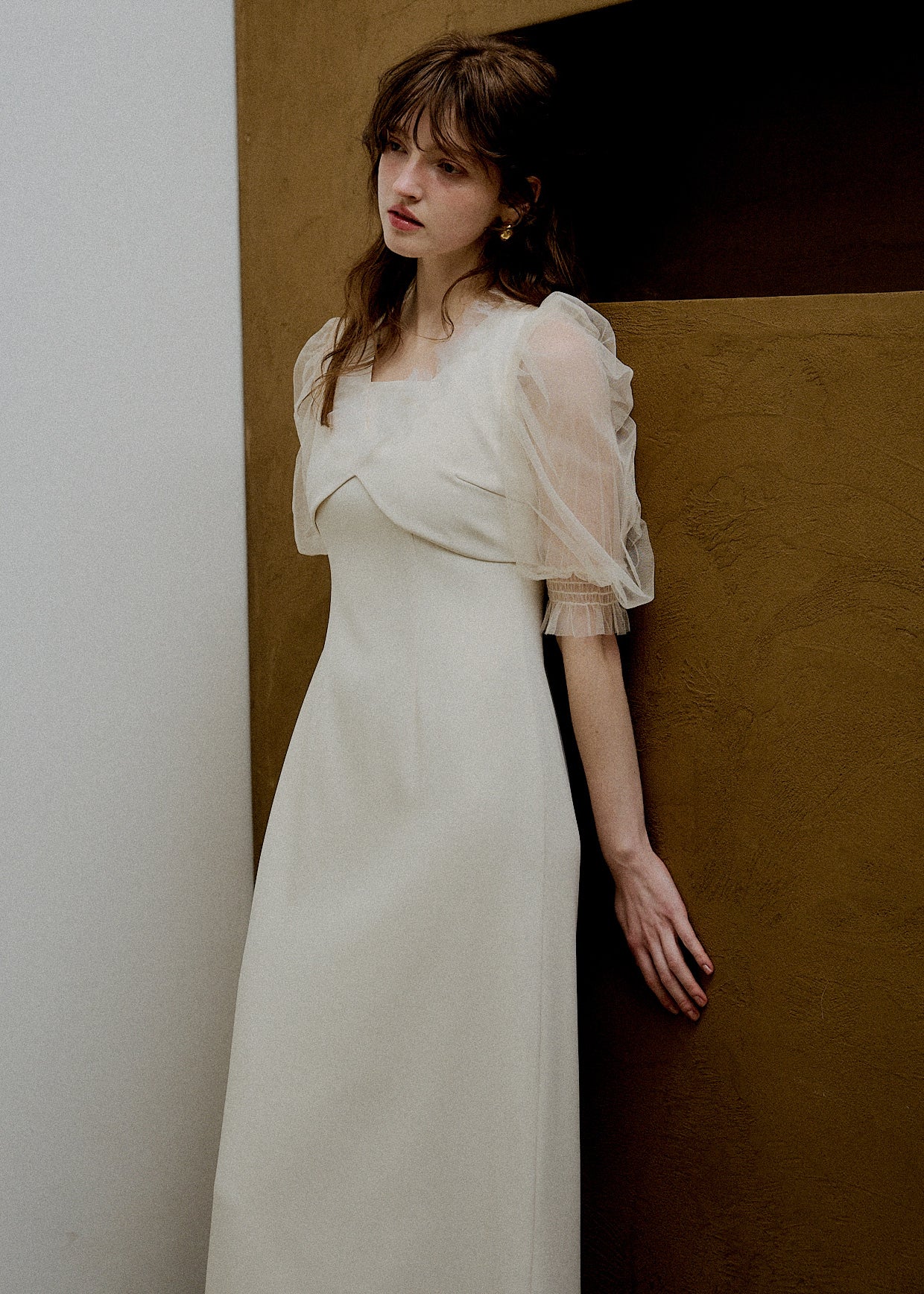 Flower tulle frill line dressのドレス|Dorry Doll / LE'RURE