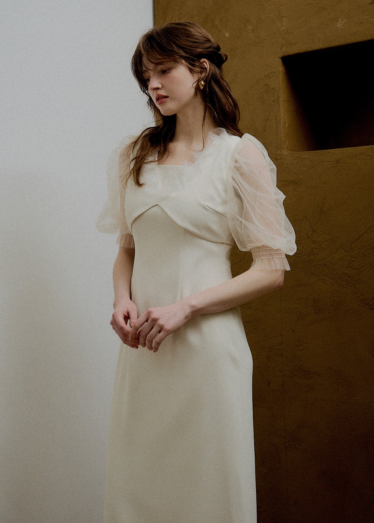 Flower tulle frill line dressのドレス|Dorry Doll / LE'RURE