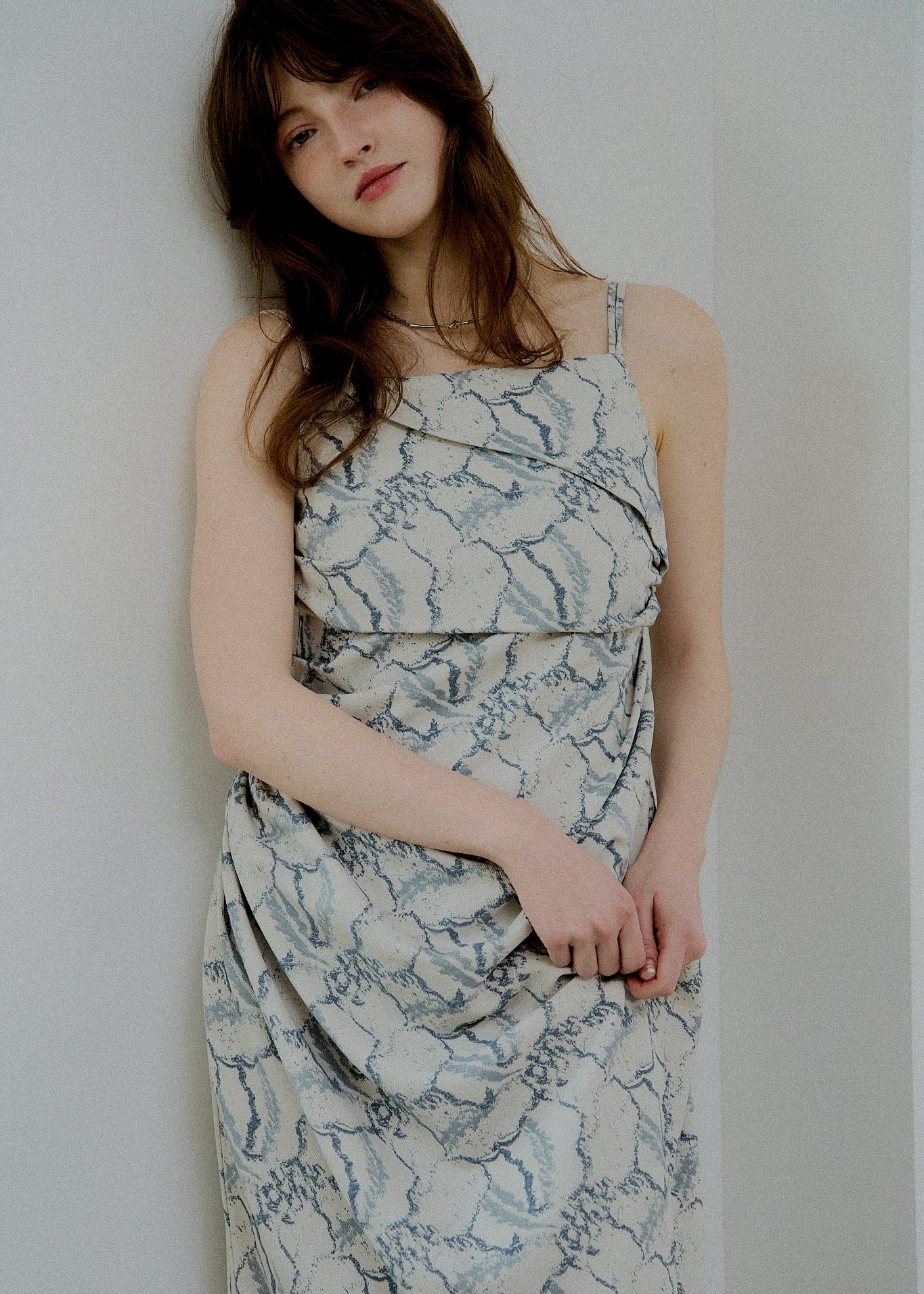 Jacquard cami drape dressのドレス|Dorry Doll / LE'RURE