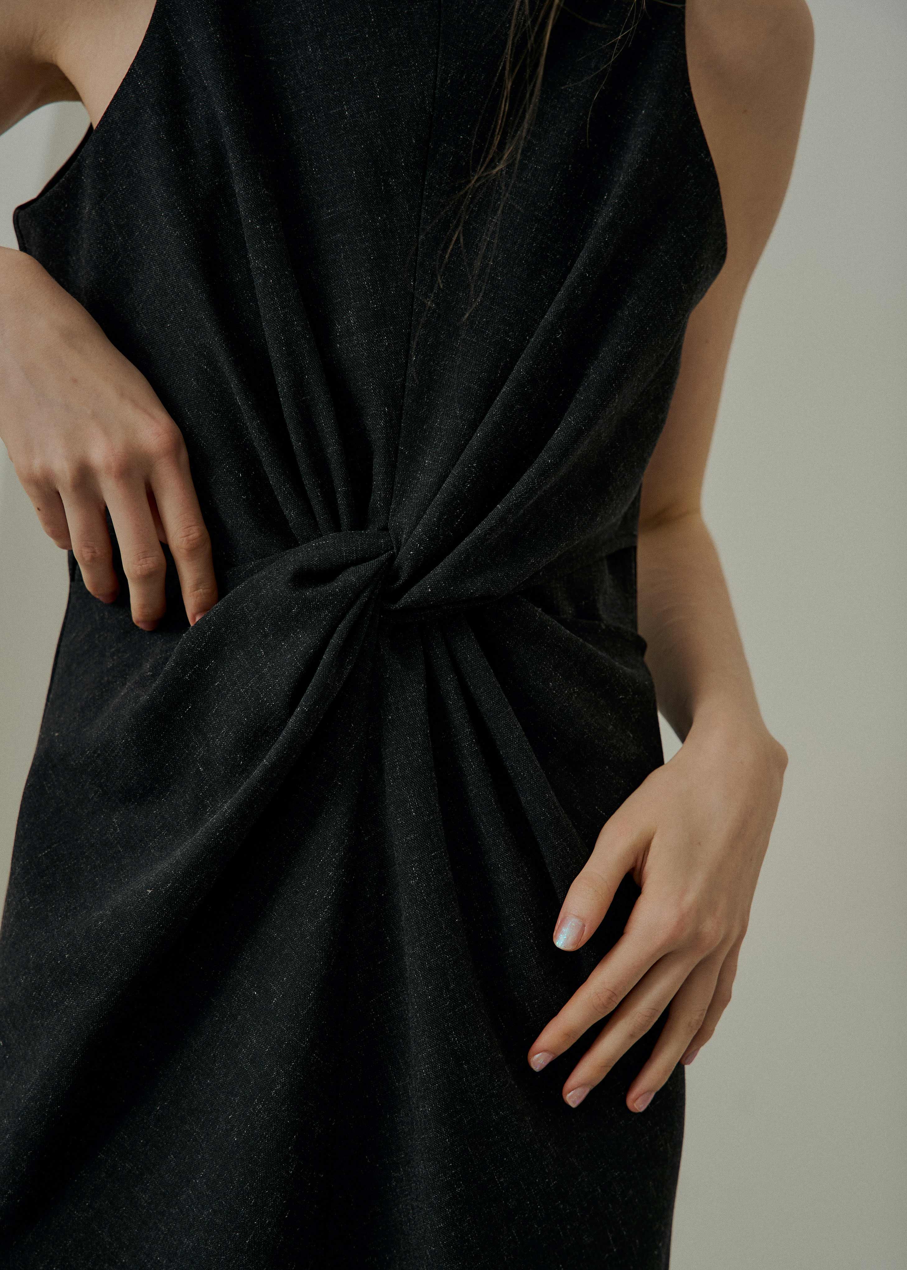 Knot design melange dressのドレス|Dorry Doll / LE'RURE