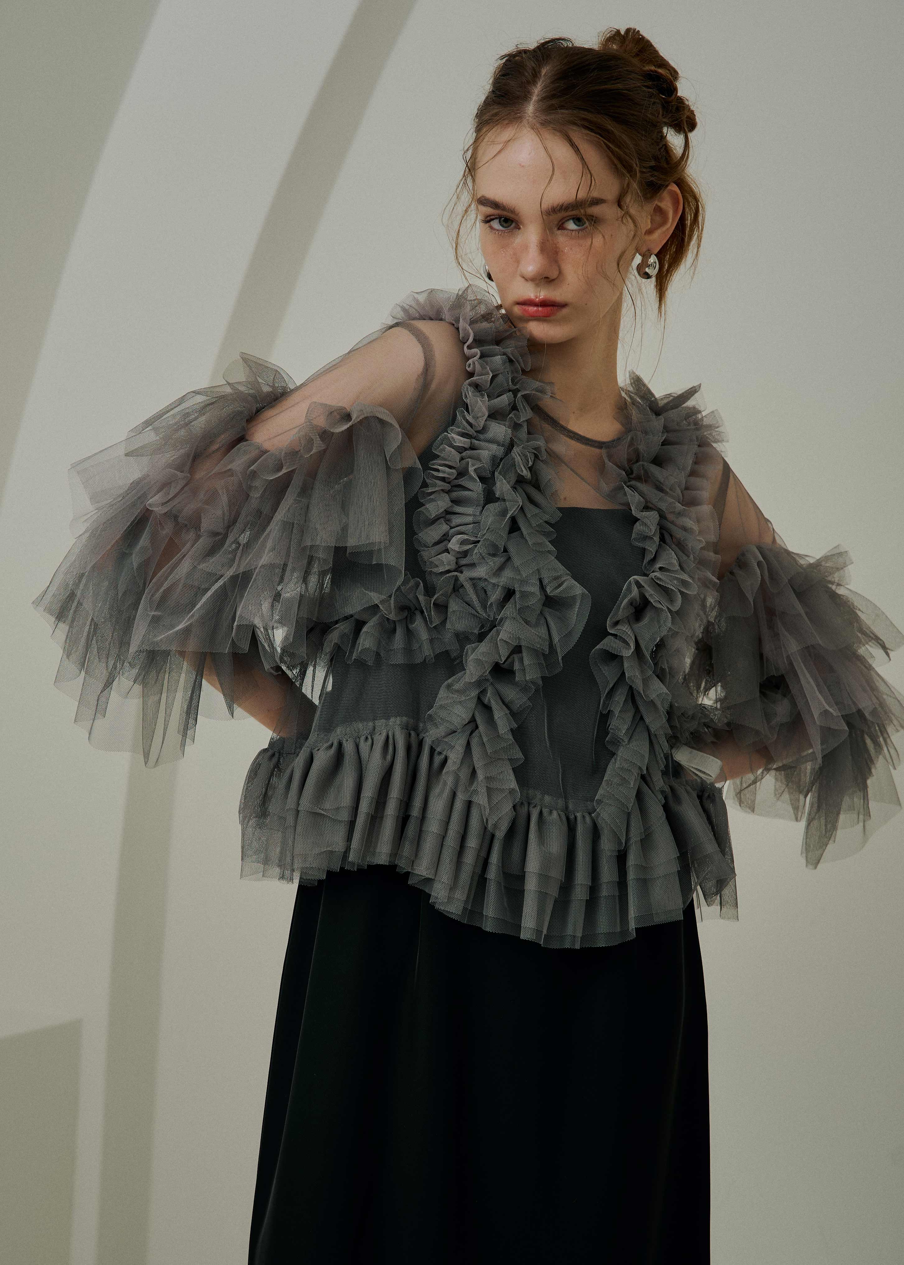 Fluffy tulle topsのドレス|Dorry Doll / LE'RURE