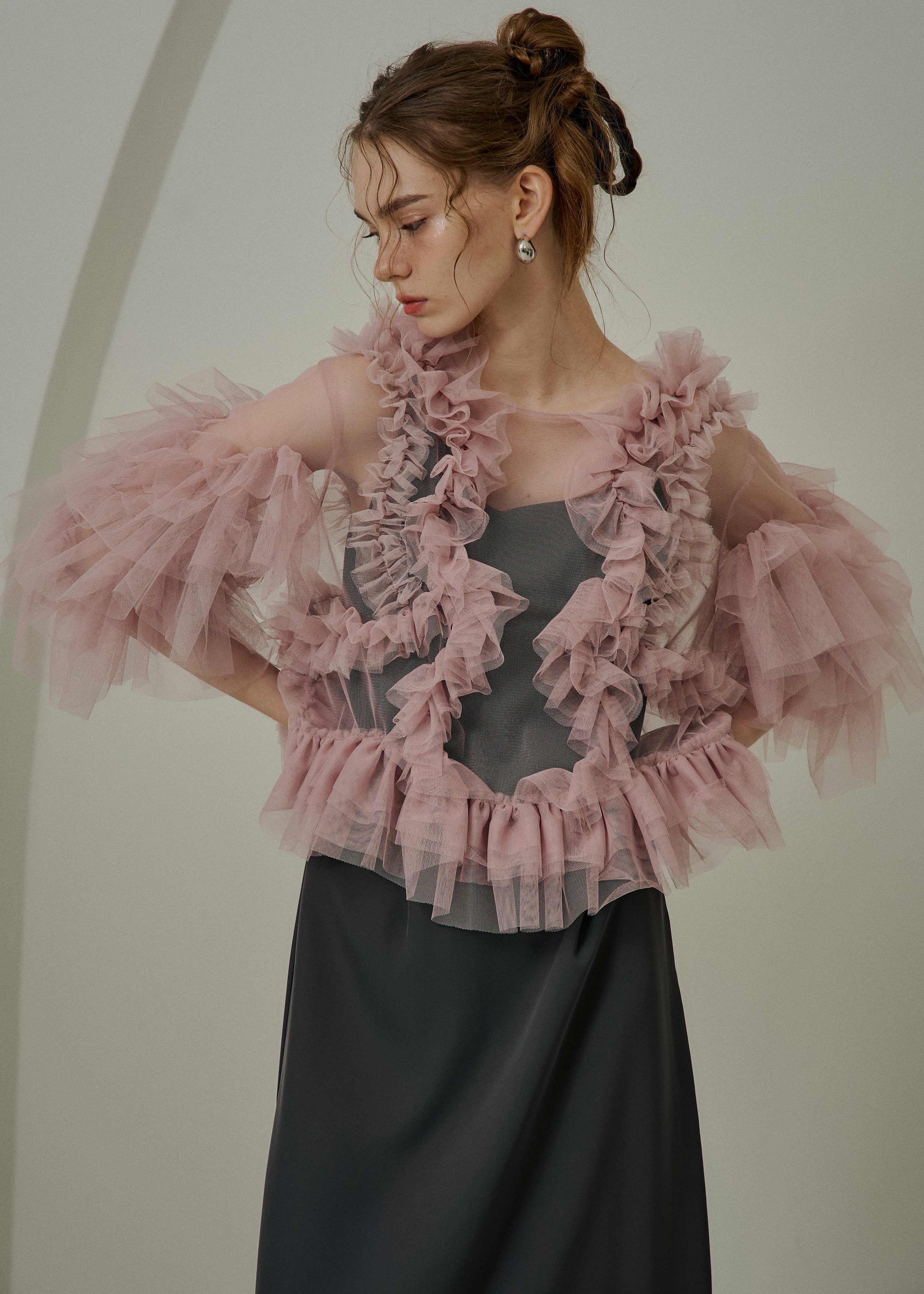Fluffy tulle topsのドレス|Dorry Doll / LE'RURE
