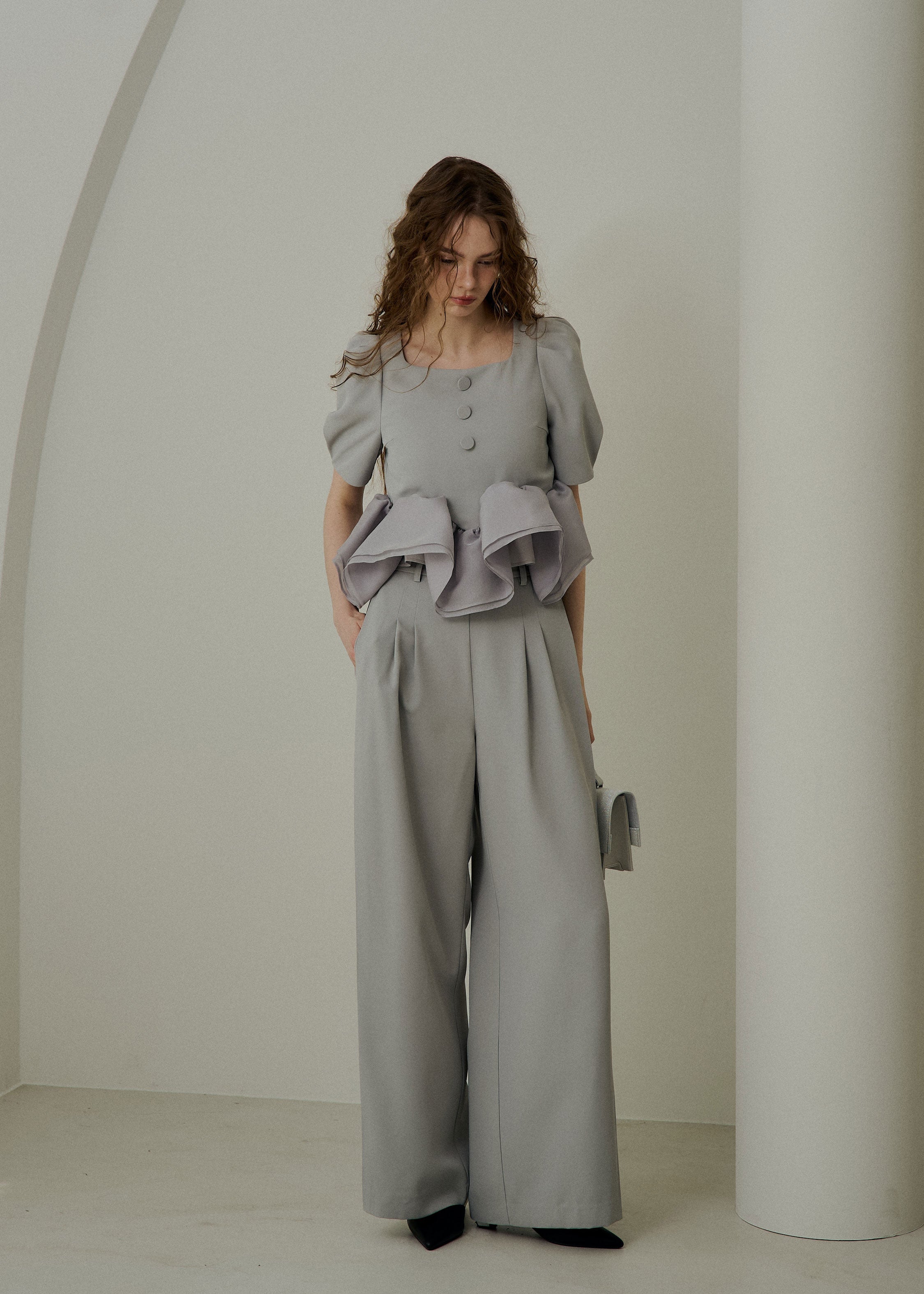 Side tuck wide pantsのドレス|Dorry Doll / LE'RURE