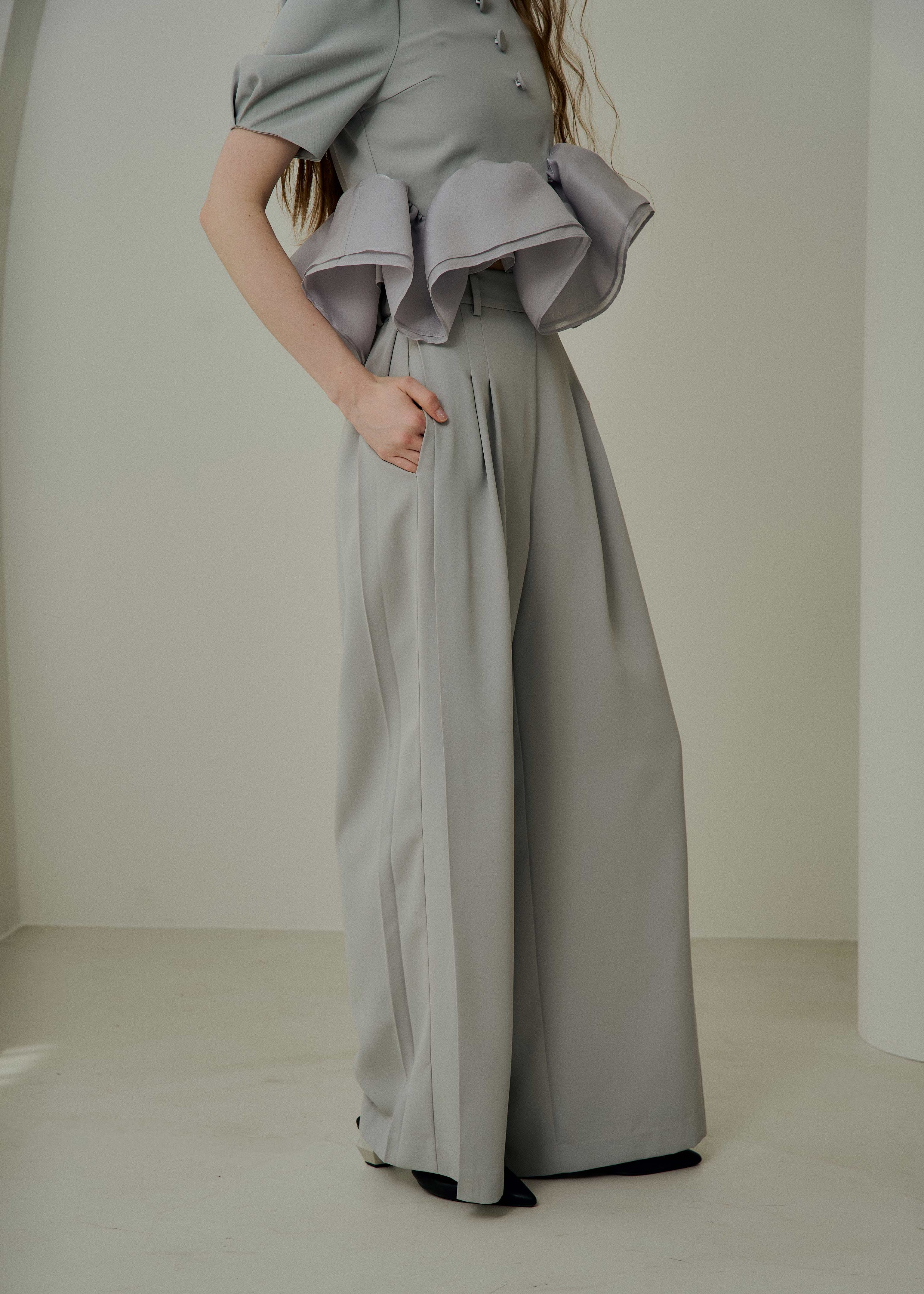Side tuck wide pantsのドレス|Dorry Doll / LE'RURE