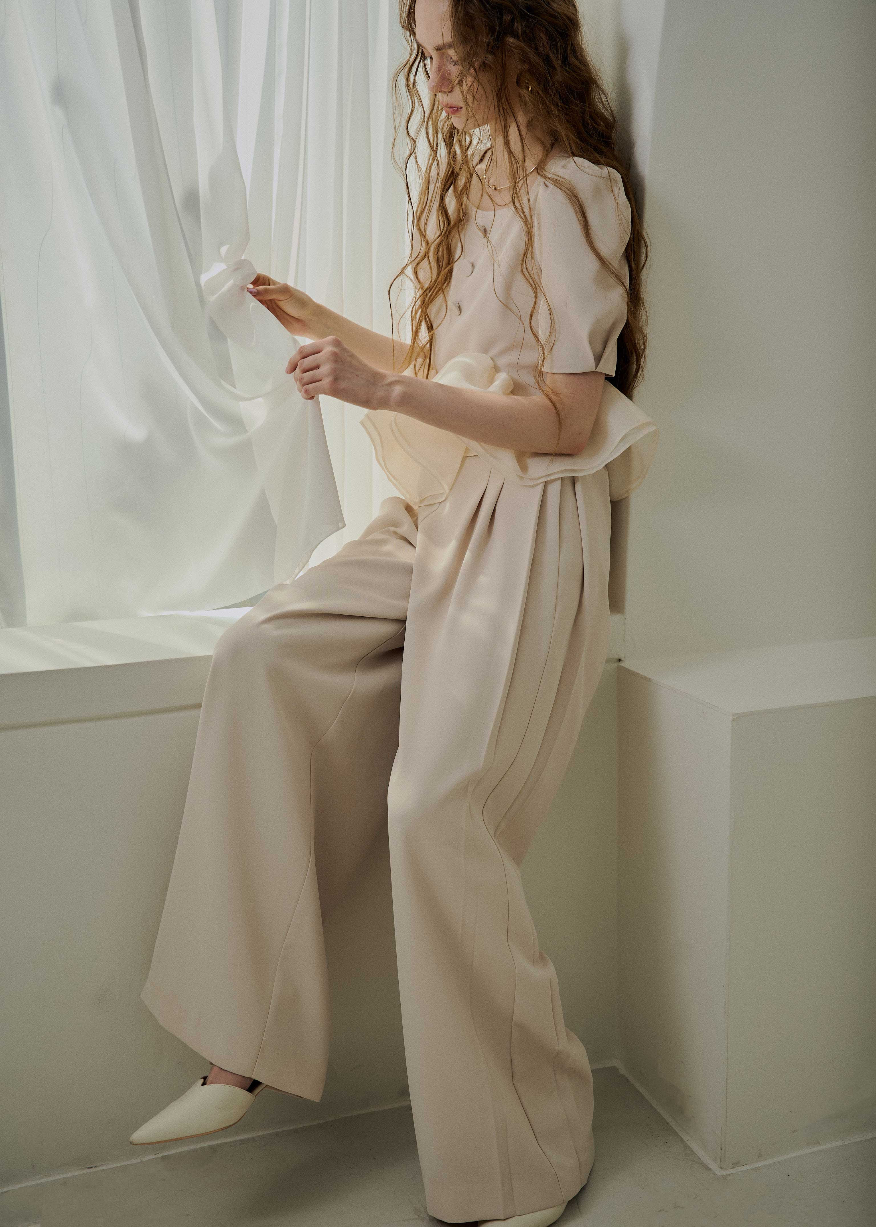 Side tuck wide pantsのドレス|Dorry Doll / LE'RURE