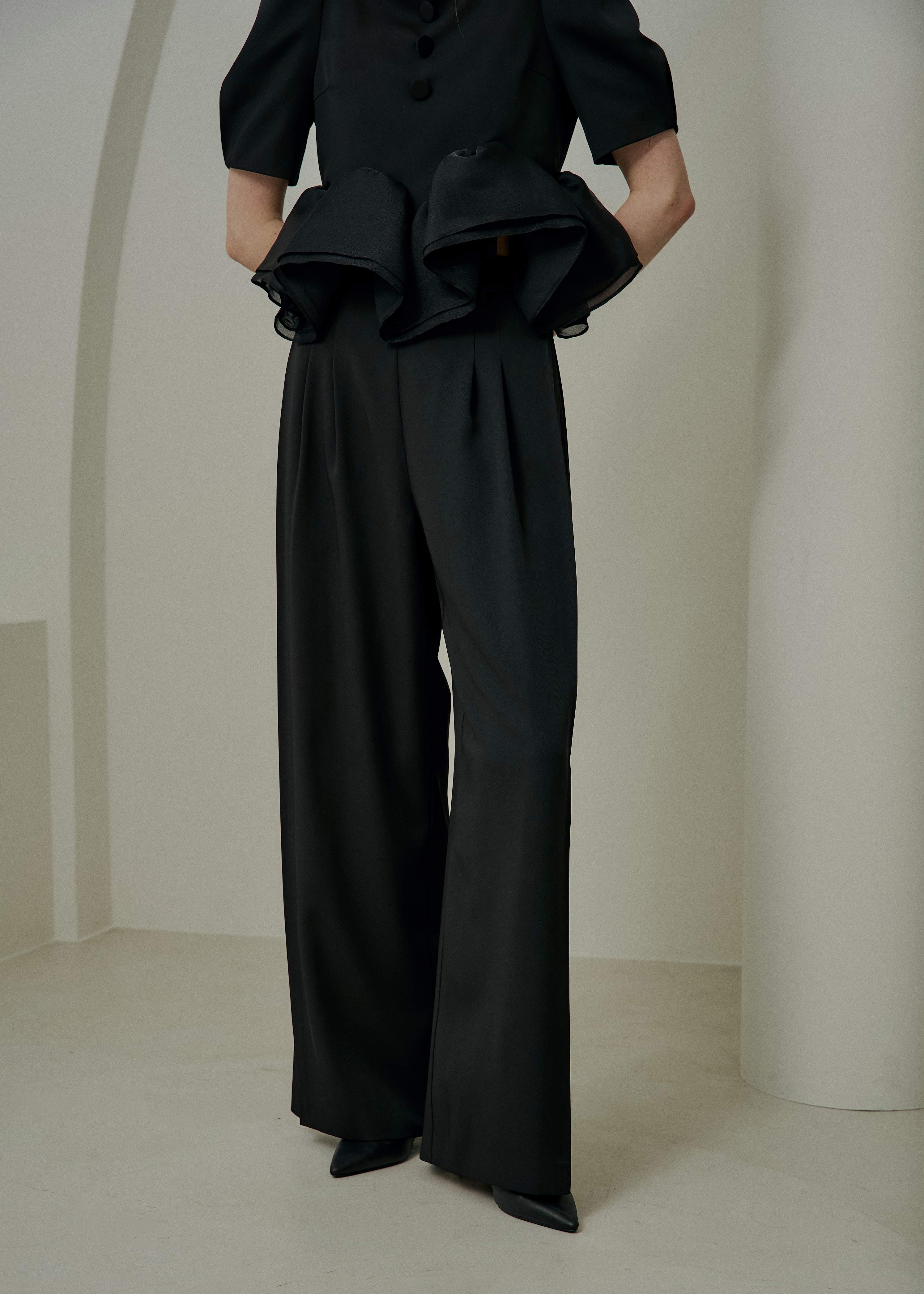 Side tuck wide pantsのドレス|Dorry Doll / LE'RURE