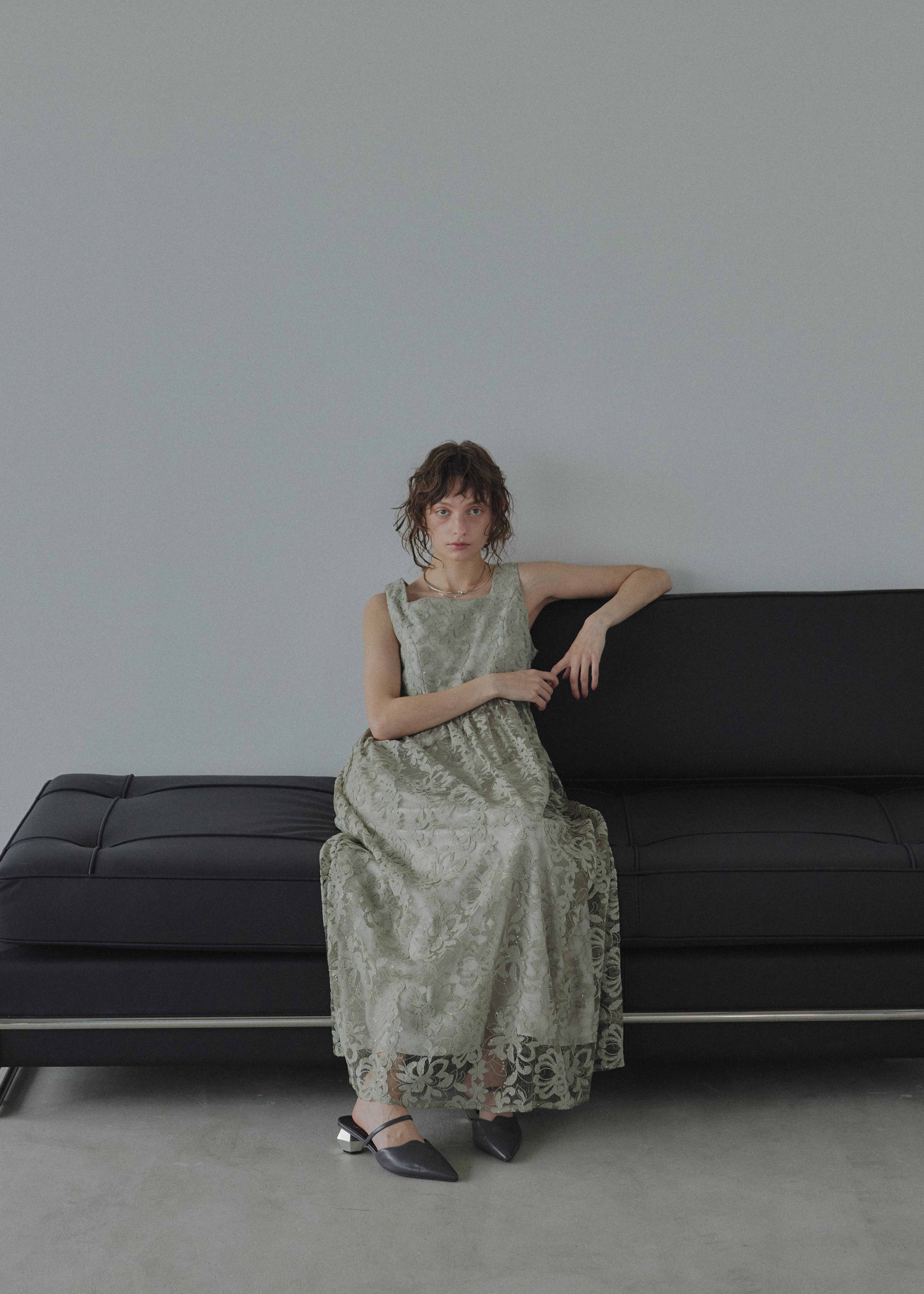 Sparkle lace A-line dressのドレス|Dorry Doll / LE'RURE