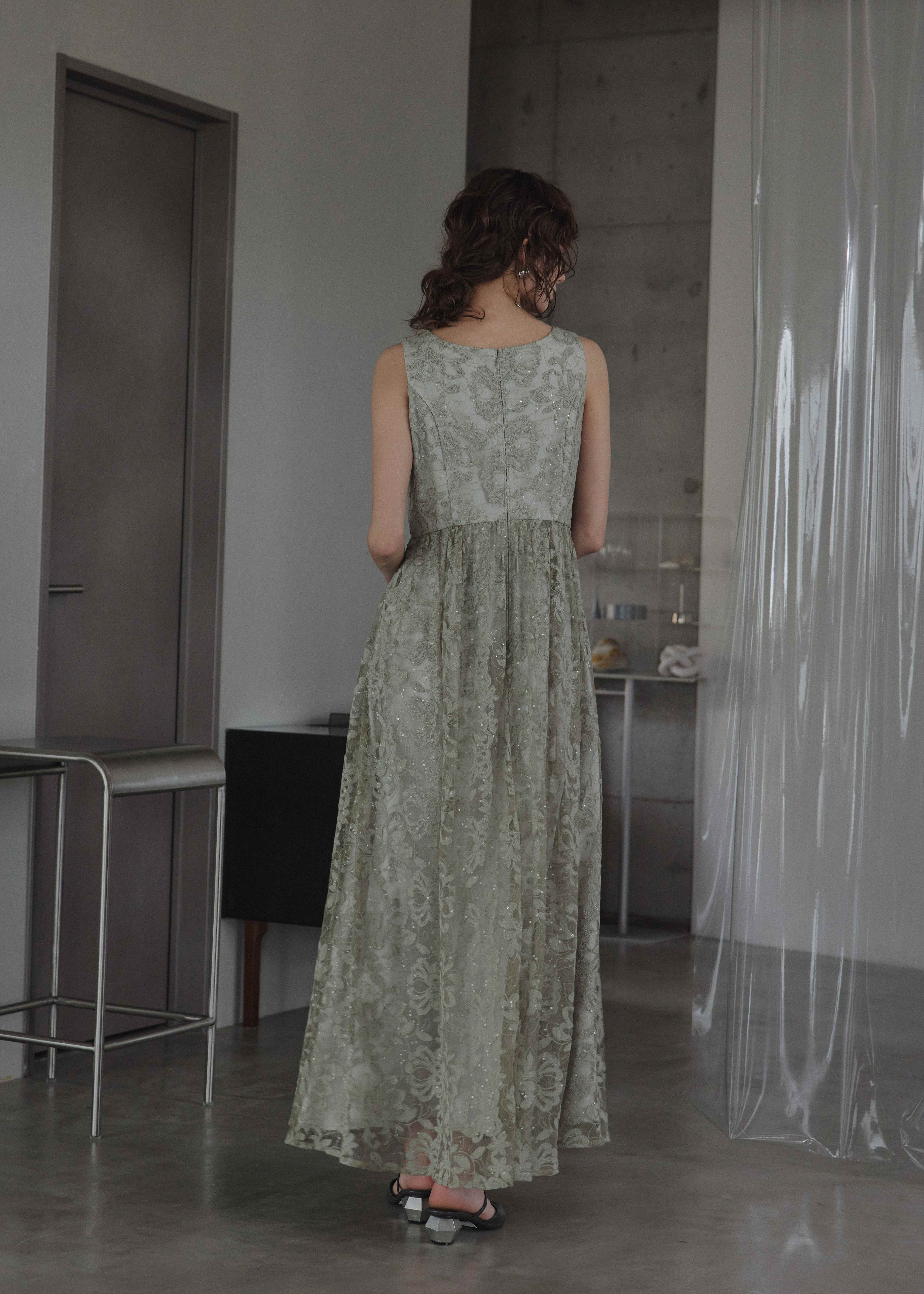 Sparkle lace A-line dressのドレス|Dorry Doll / LE'RURE
