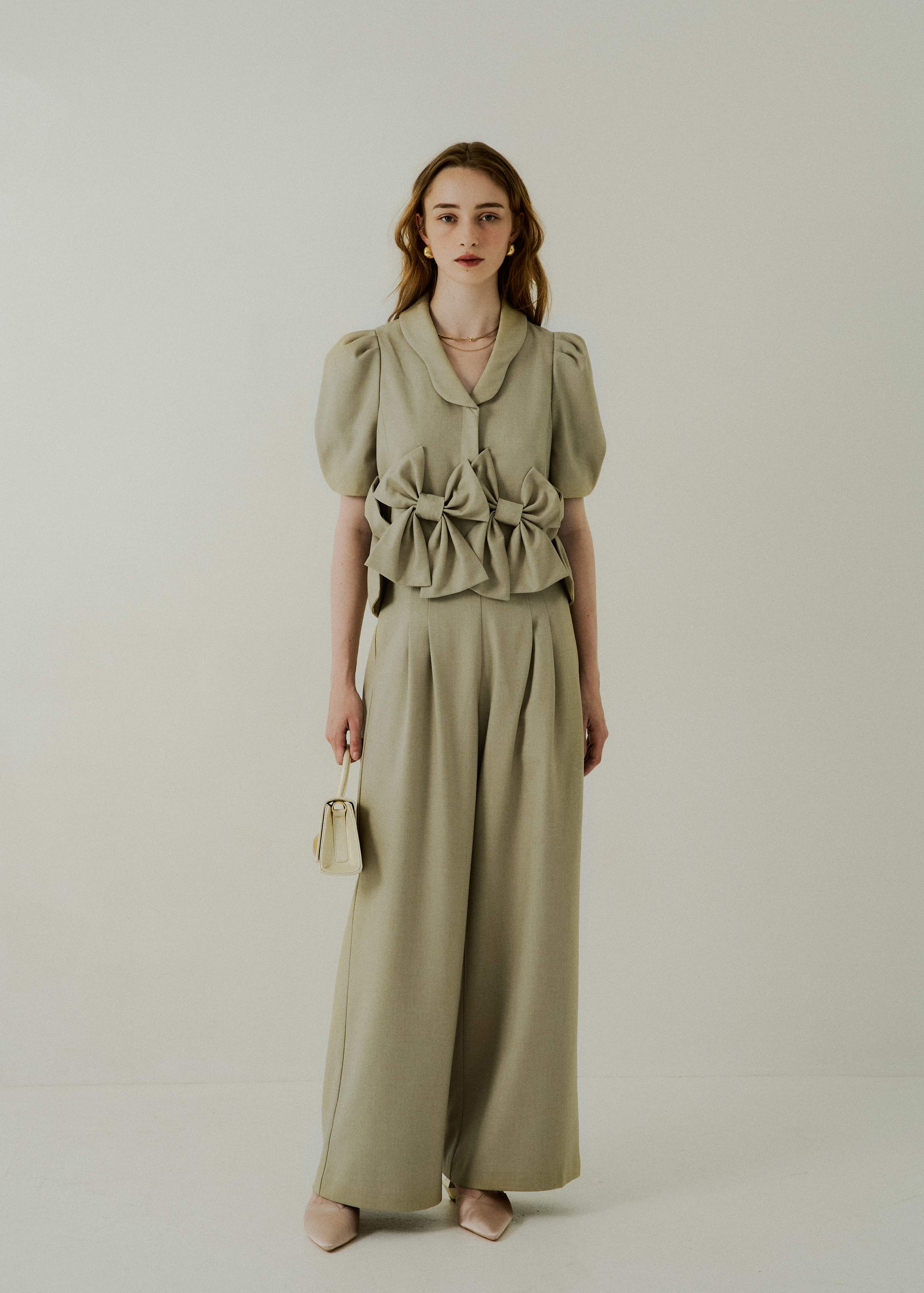 Ribbon half sleeve jacketのドレス|Dorry Doll / LE'RURE